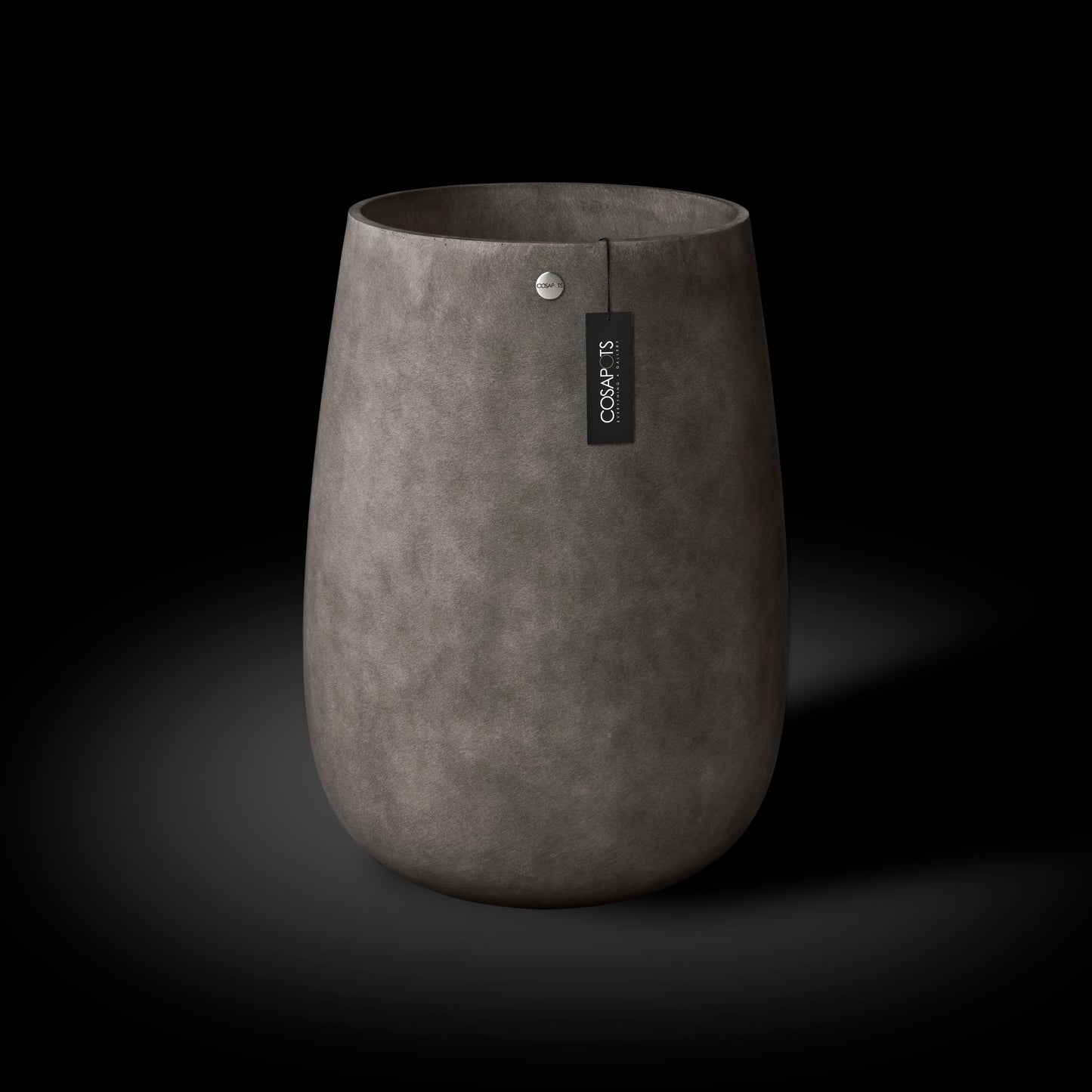 Kukkaruukku Mondo korkea 55cm taupe kivi