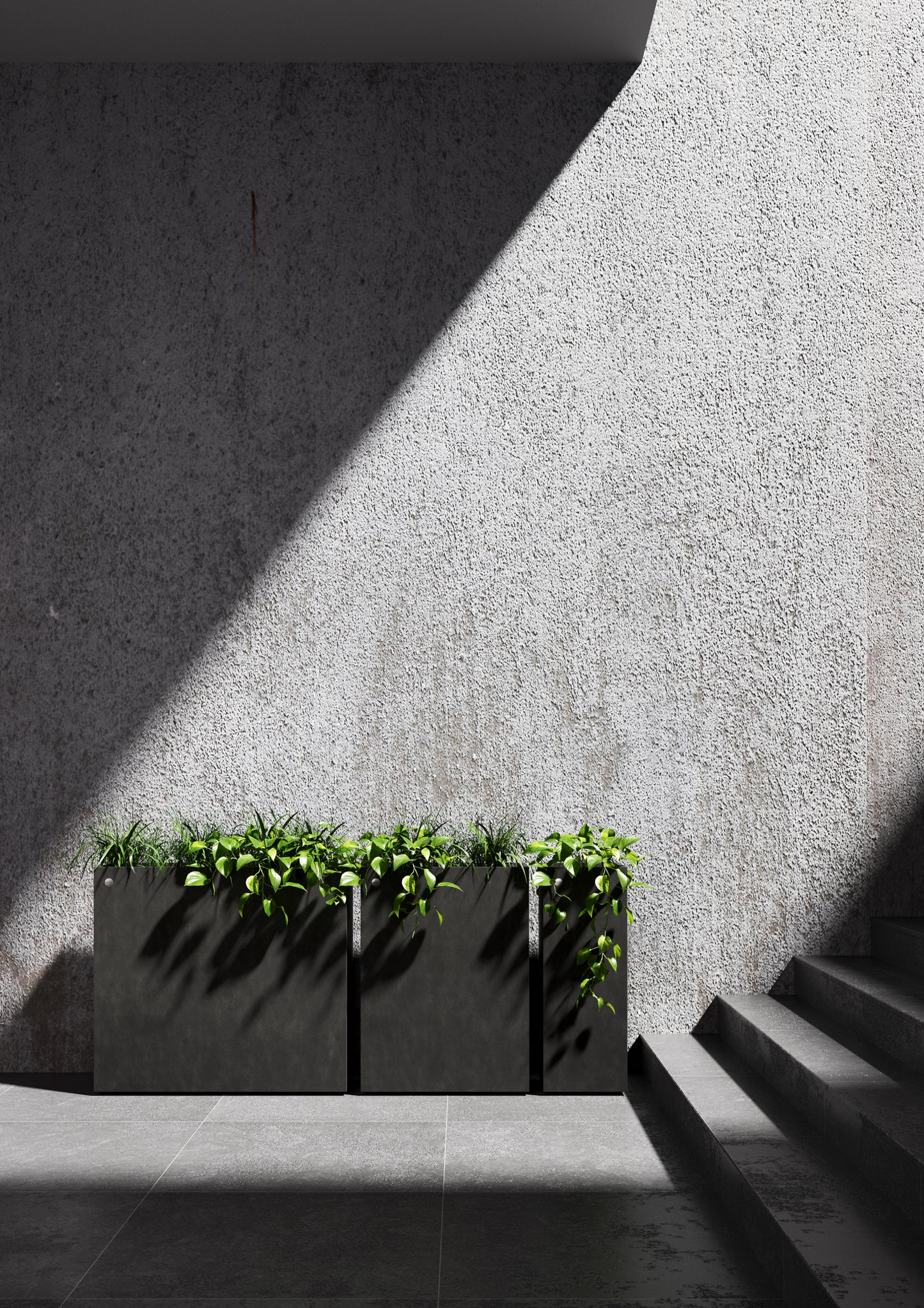 Kukkaruukku Reglo 30cm ruskea kivi