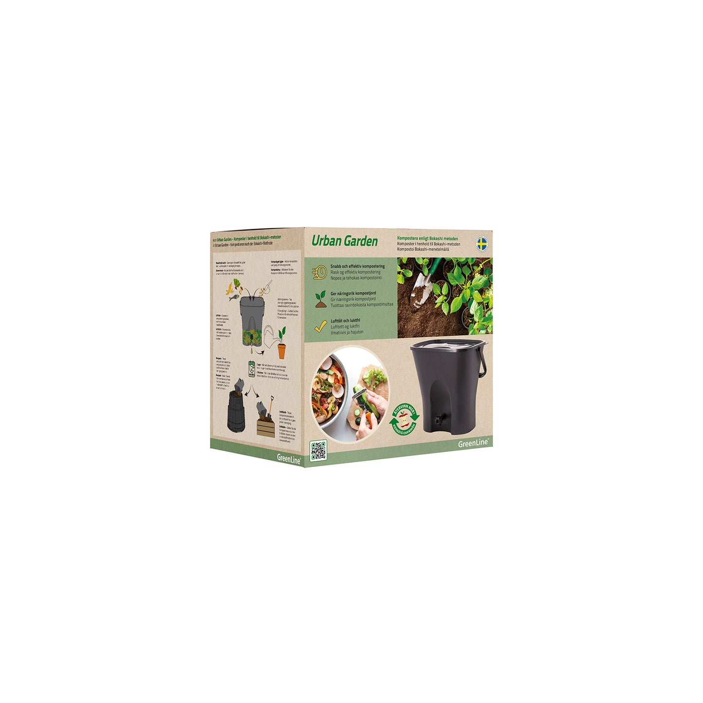 Keittiökomposti Urban Garden 2.0
