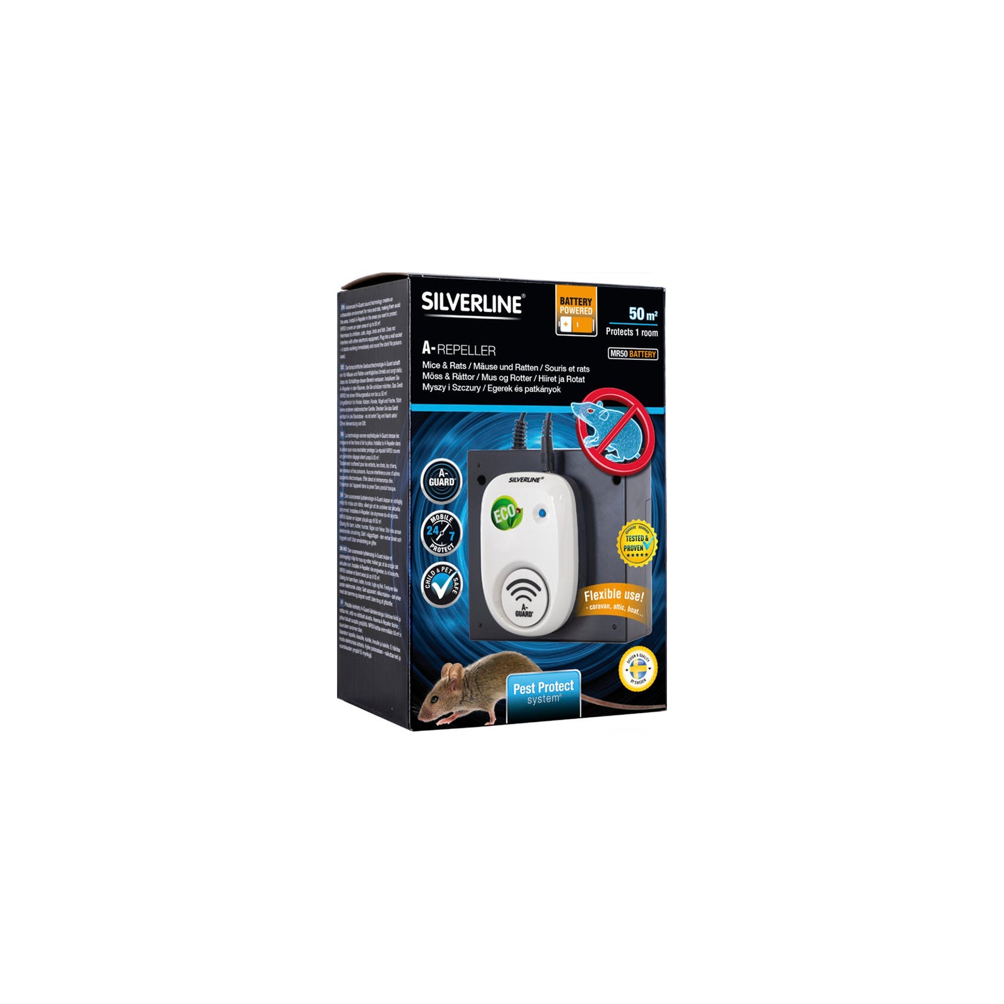 A-Repeller Mus & Råttor™ MR50 batteri