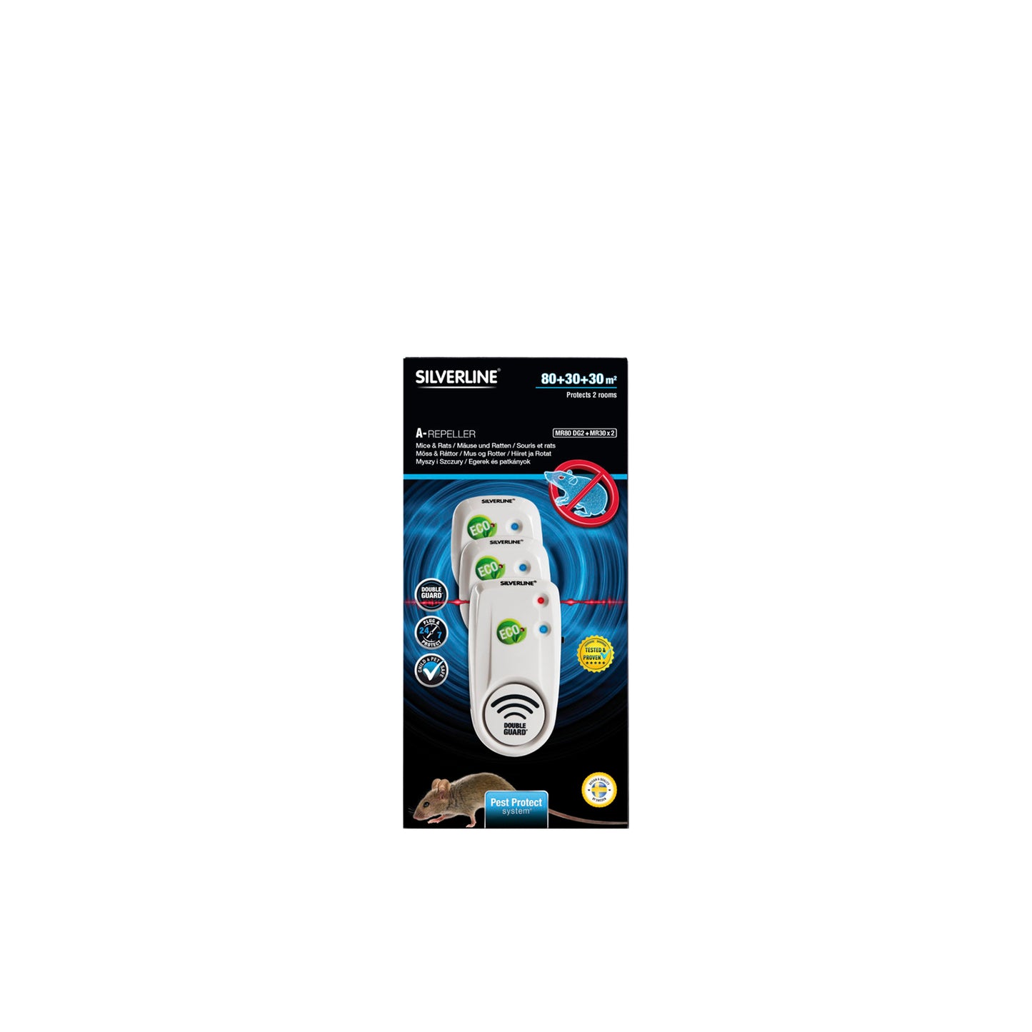 Mouse and Rat Repellent™ MR80 DG2 + MR30 x 2