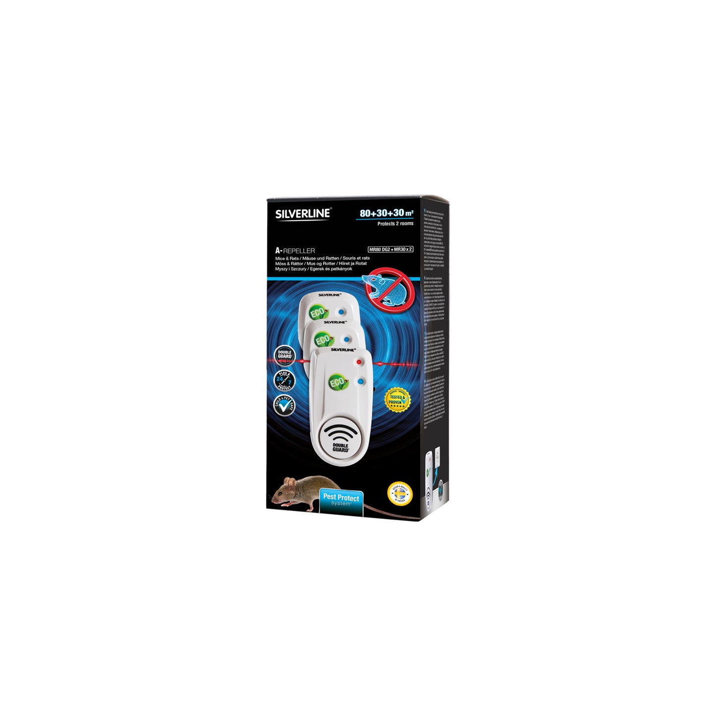 Mouse and Rat Repellent™ MR80 DG2 + MR30 x 2