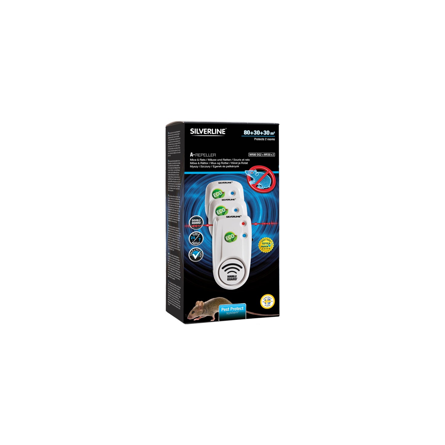 Mouse and Rat Repellent™ MR80 DG2 + MR30 x 2