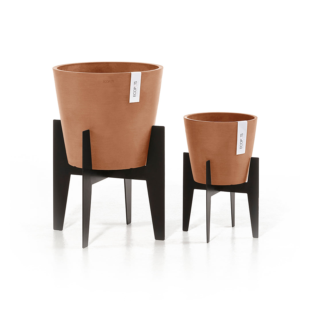 Jalusta 30cm musta - Ecopotskauppa