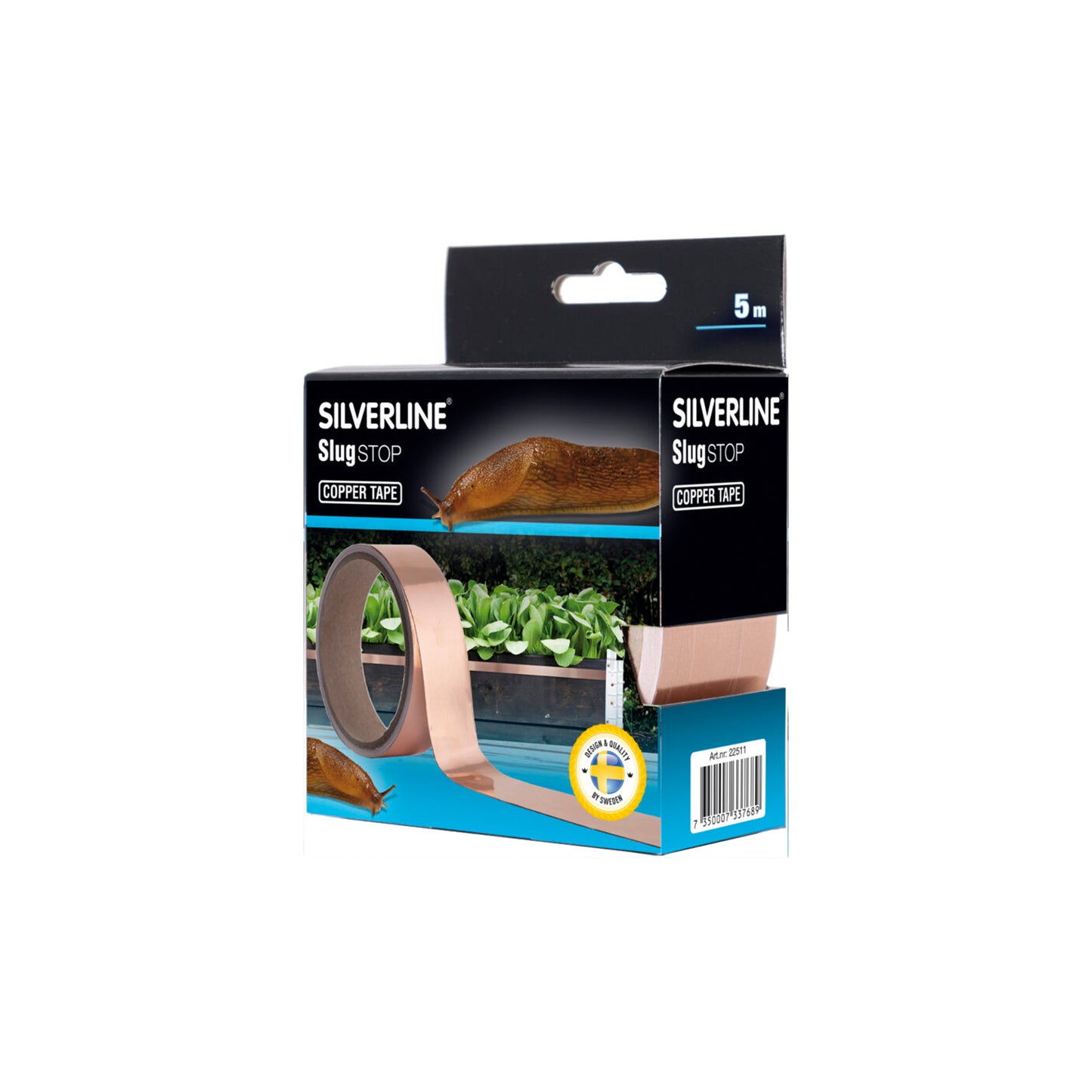 Snail tape copper 5m