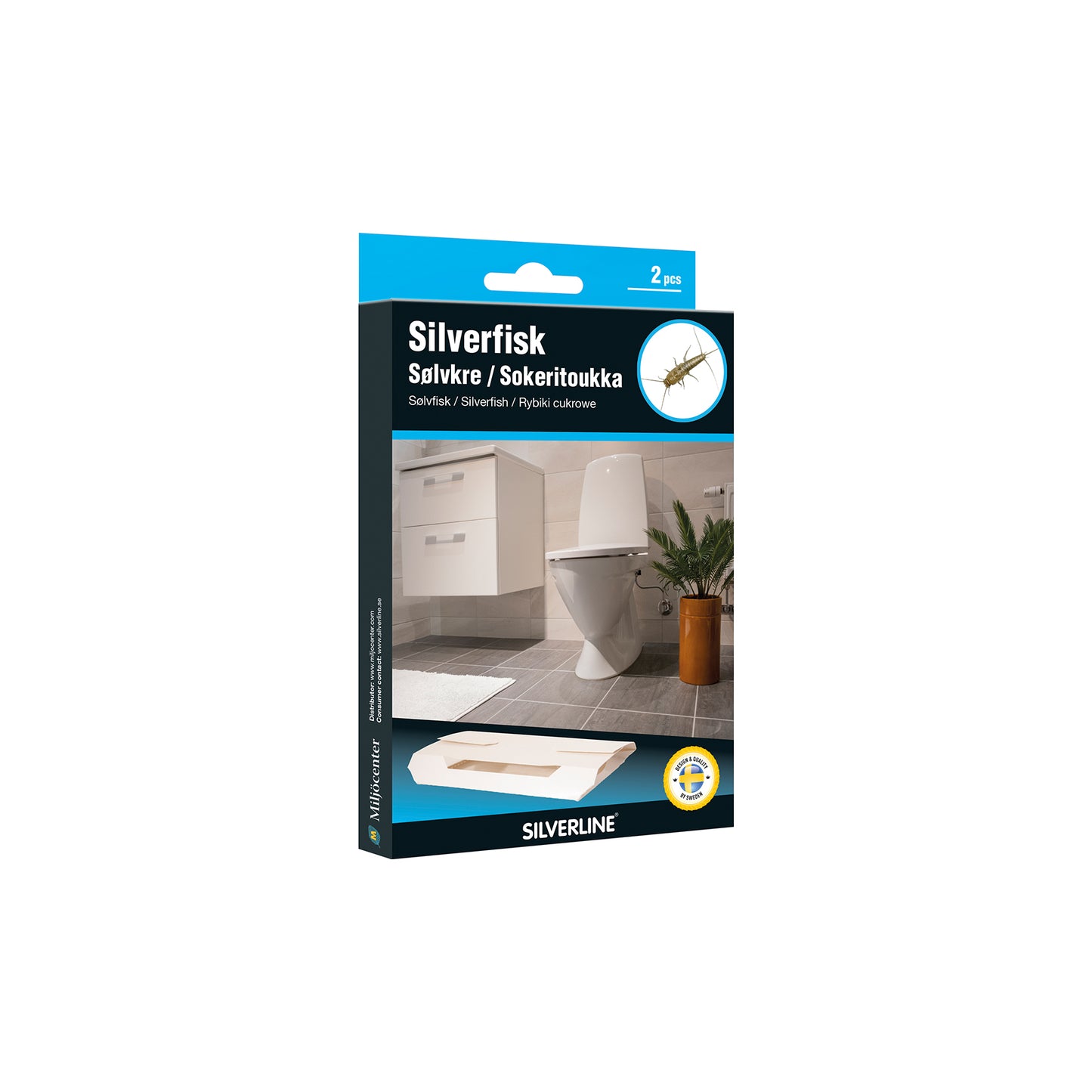 Silverfiskfälla 2-pack