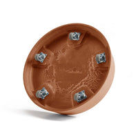Aluslautanen Oslo pyörillä 35cm terracotta