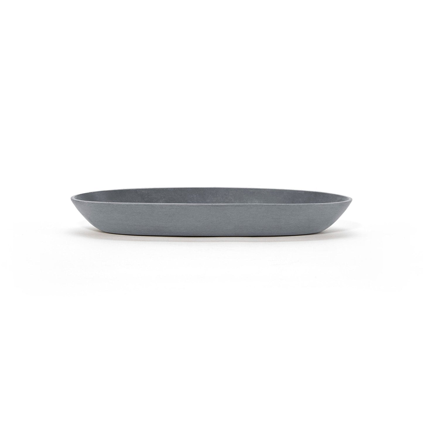Kukkaruukku - Ecopots - Aluslautanen Sofia 30cm siniharmaa - Ecopots - Uuden aikakauden kukkaruukku kierrätysmateriaalista