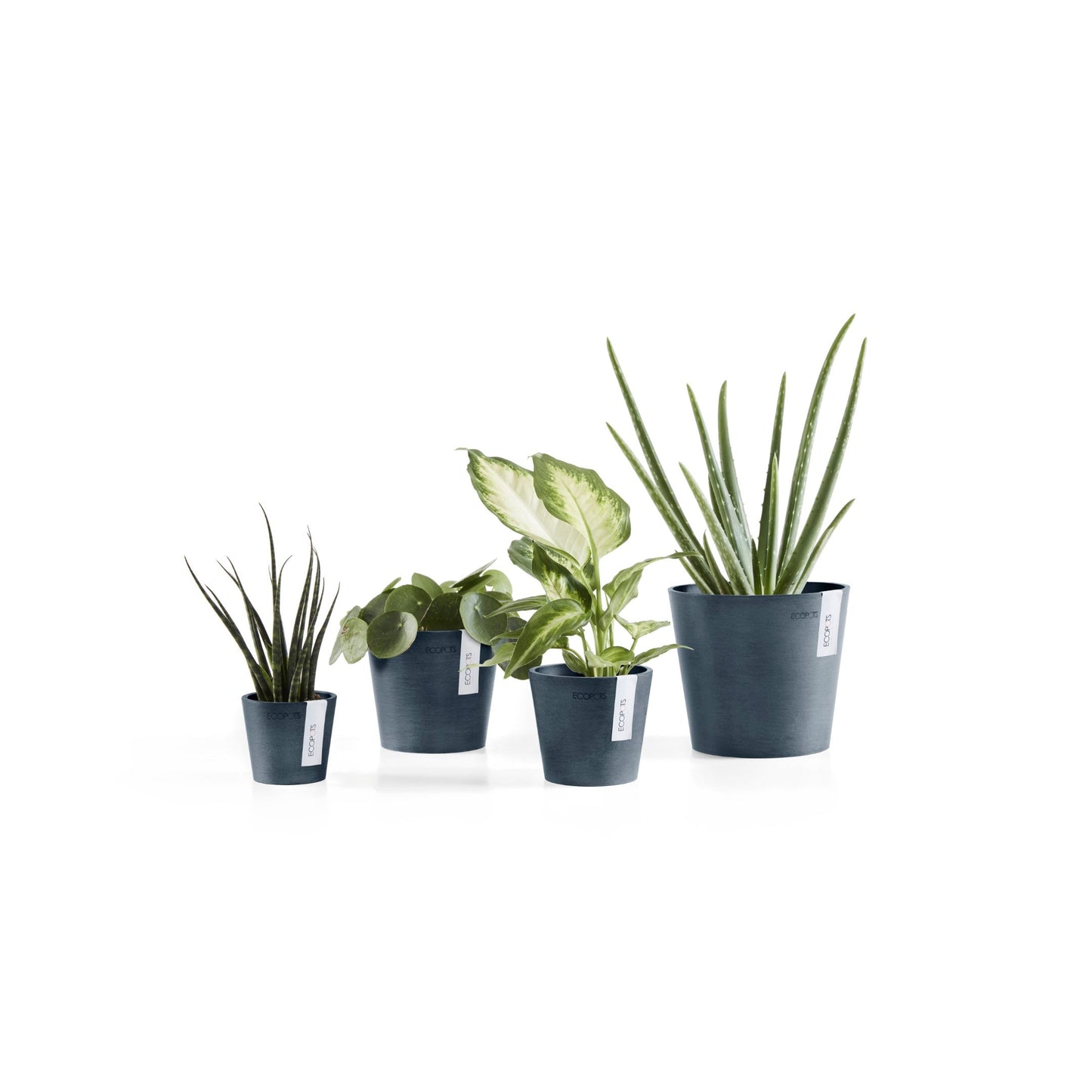 Kukkaruukku - Ecopots - Amsterdam 10,5cm tummansininen - Ecopotskauppa - Uuden aikakauden kukkaruukku