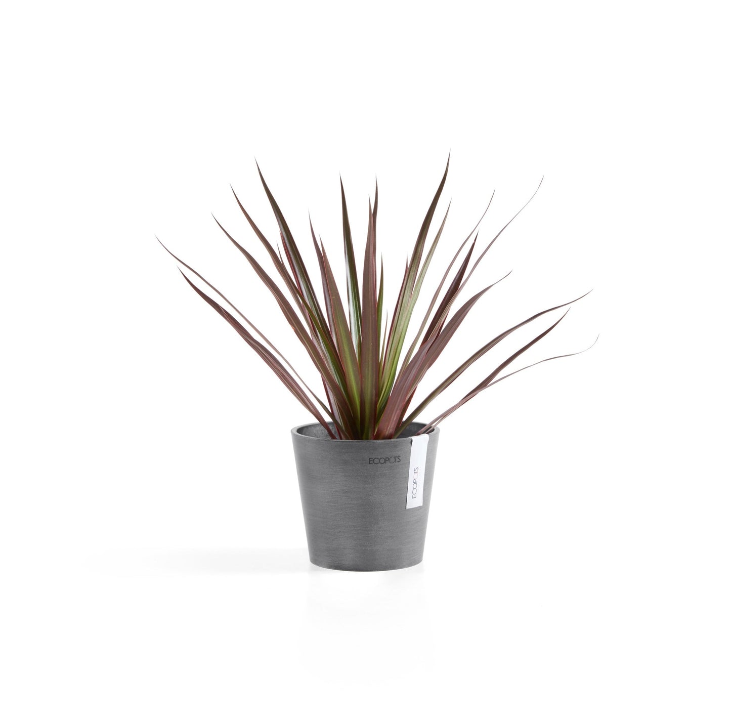 Kukkaruukku - Ecopots - Amsterdam 13cm harmaa - Ecopotskauppa - Uuden aikakauden kukkaruukku