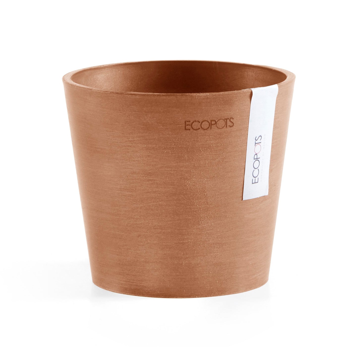 Kukkaruukku - Ecopots - Amsterdam 13cm terracotta - Ecopotskauppa - Uuden aikakauden kukkaruukku
