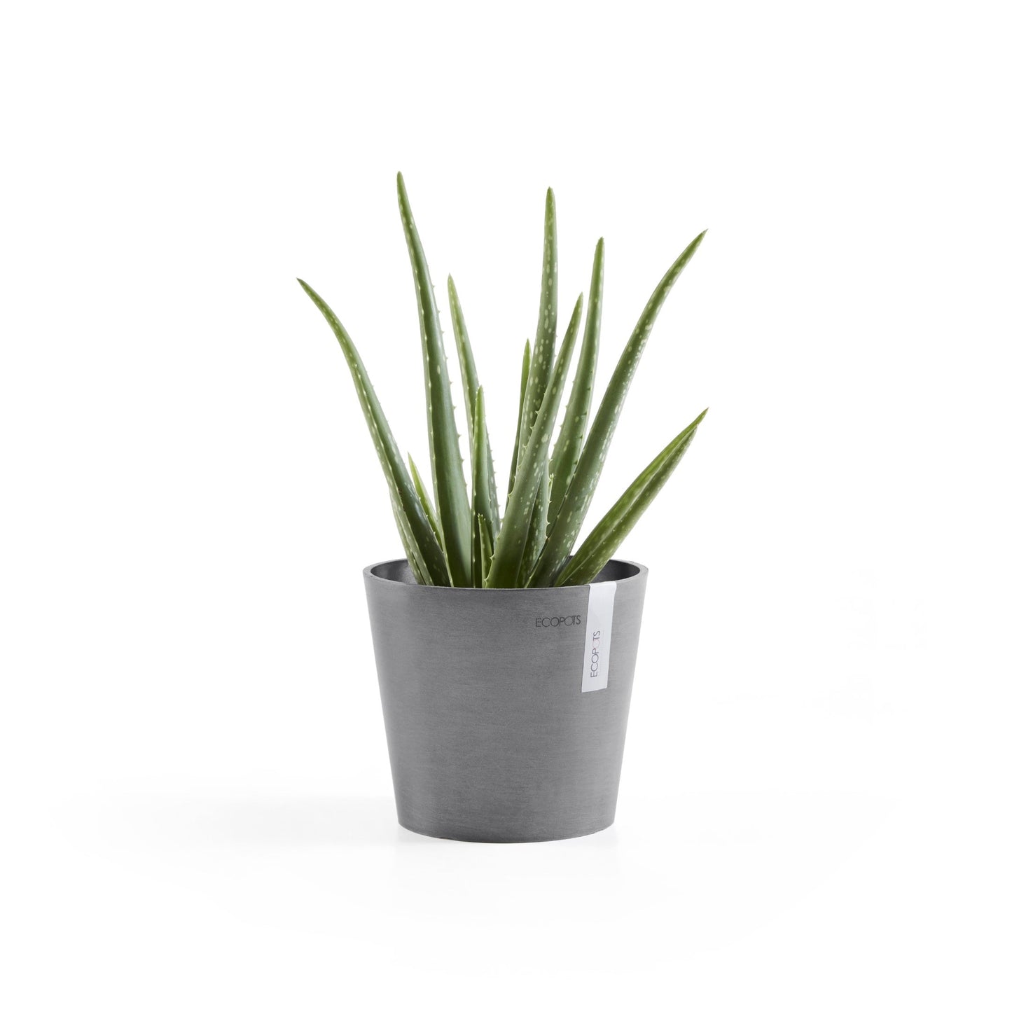 Kukkaruukku - Ecopots - Amsterdam 17cm harmaa - Ecopotskauppa - Uuden aikakauden kukkaruukku