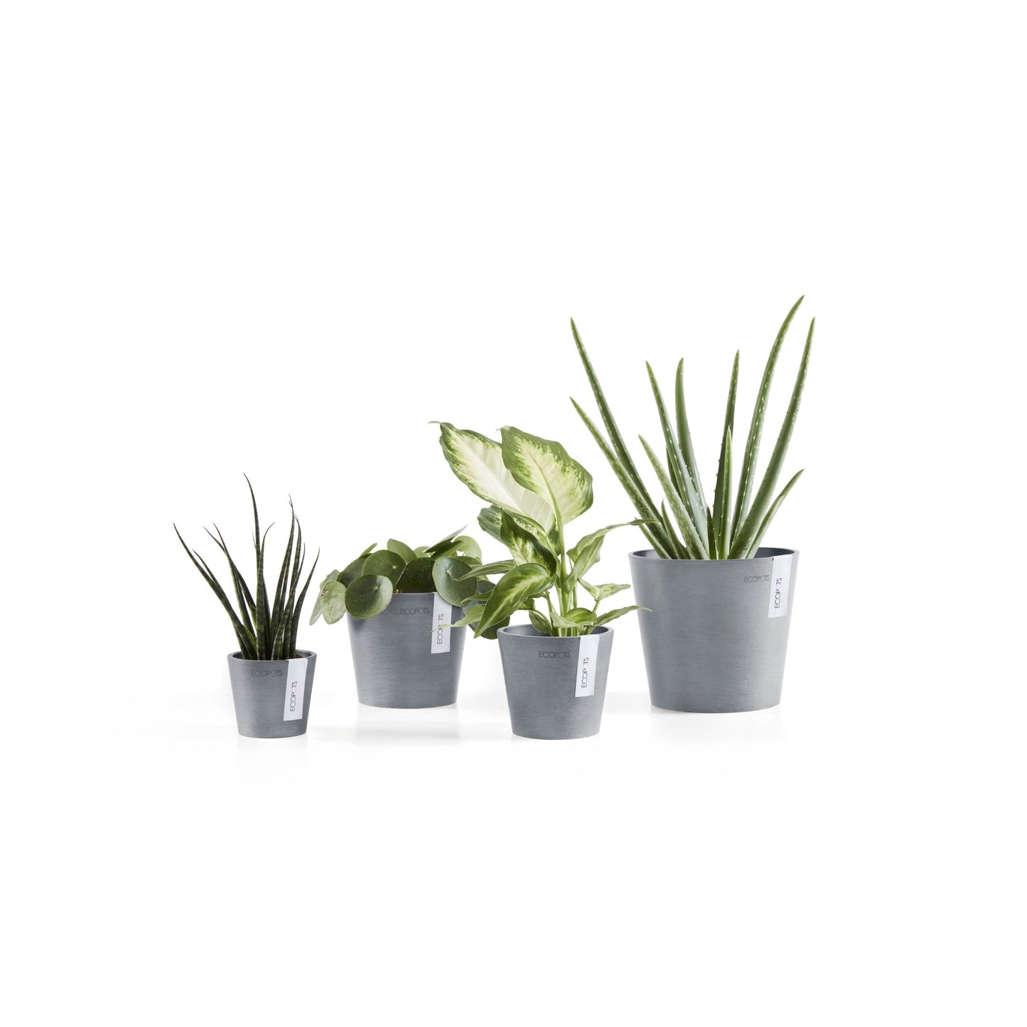 Kukkaruukku - Ecopots - Amsterdam 17cm siniharmaa - Ecopotskauppa - Uuden aikakauden kukkaruukku