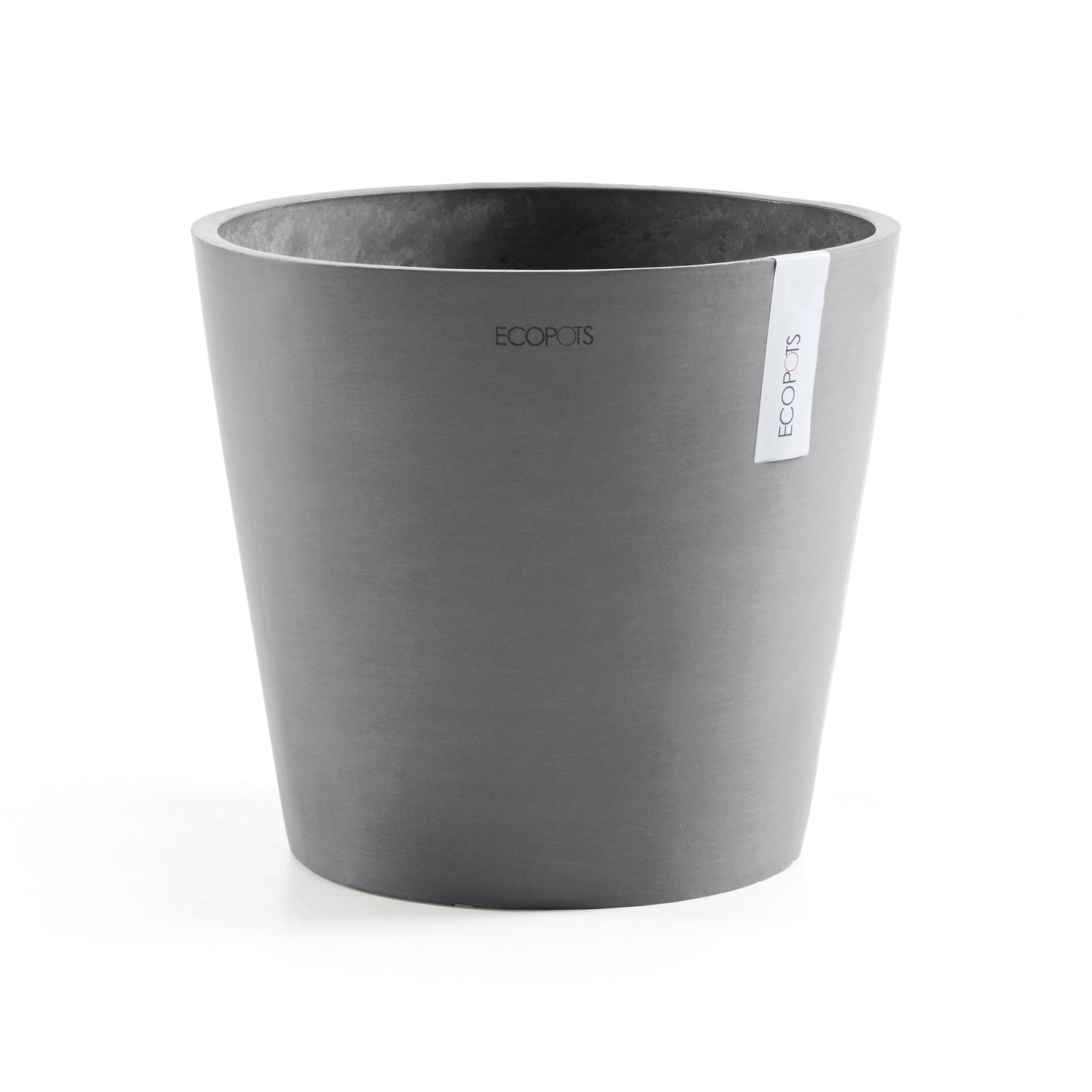 Kukkaruukku - Ecopots - Amsterdam 30cm harmaa - Ecopotskauppa - Uuden aikakauden kukkaruukku