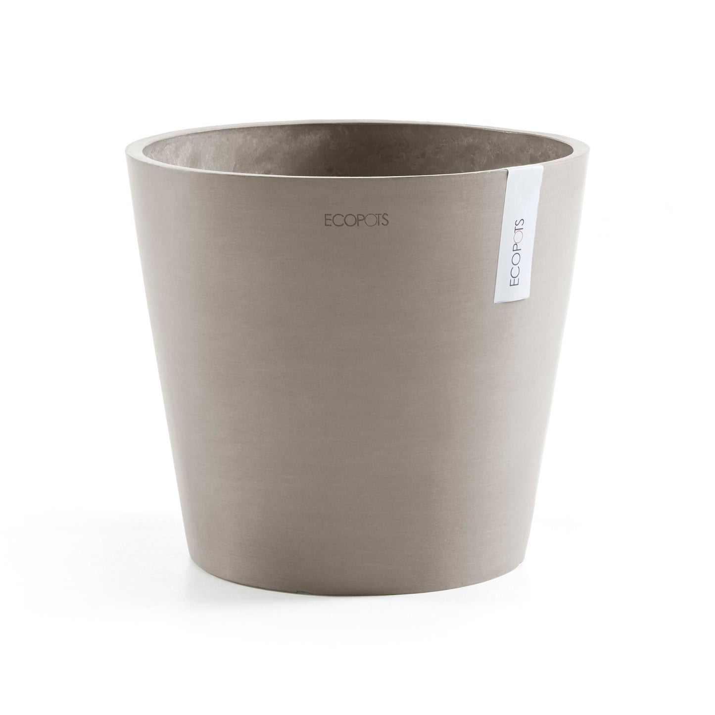Kukkaruukku - Ecopots - Amsterdam 40cm taupe - Ecopotskauppa - Uuden aikakauden kukkaruukku