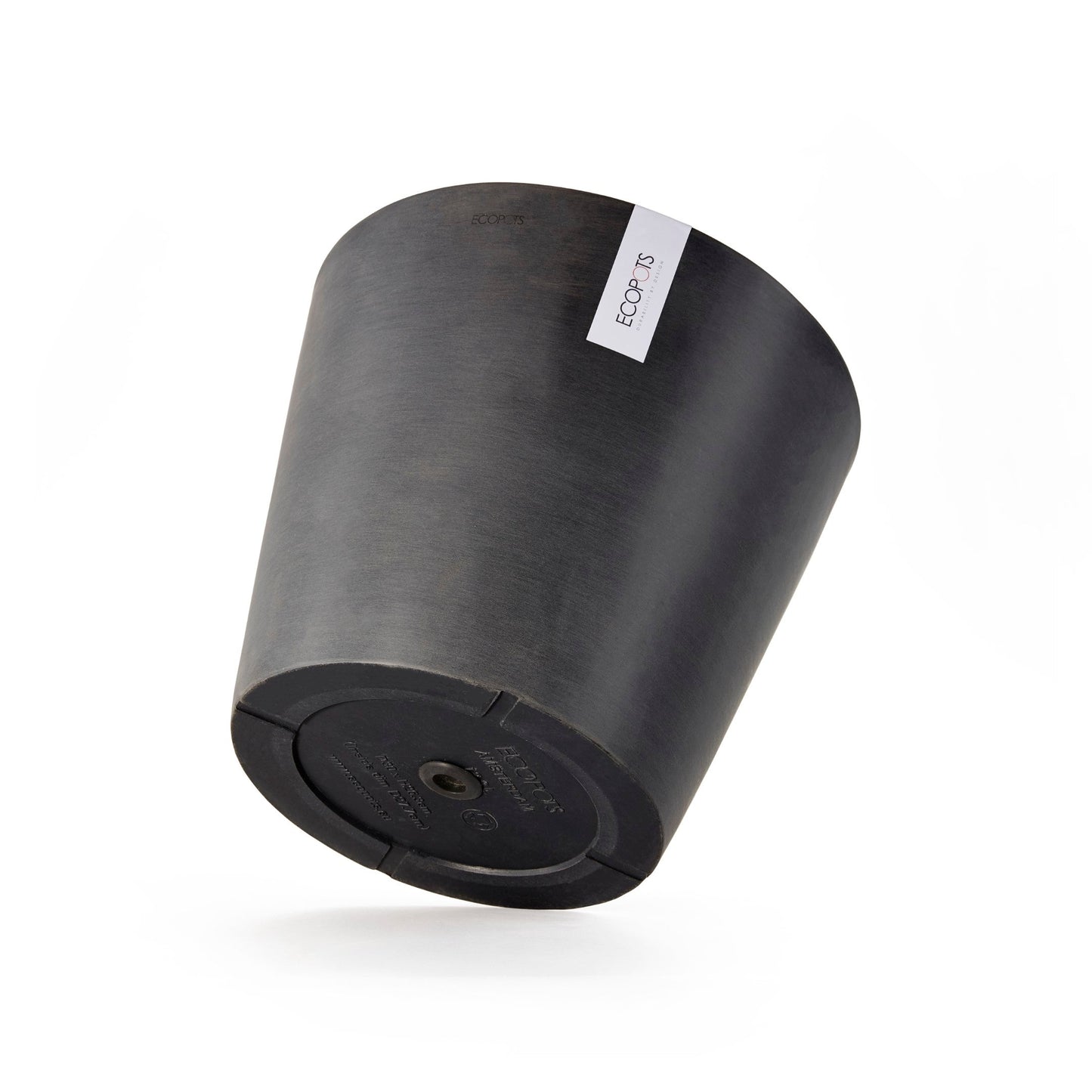 Kukkaruukku - Ecopots - Amsterdam 40cm tummanharmaa - Ecopotskauppa - Uuden aikakauden kukkaruukku