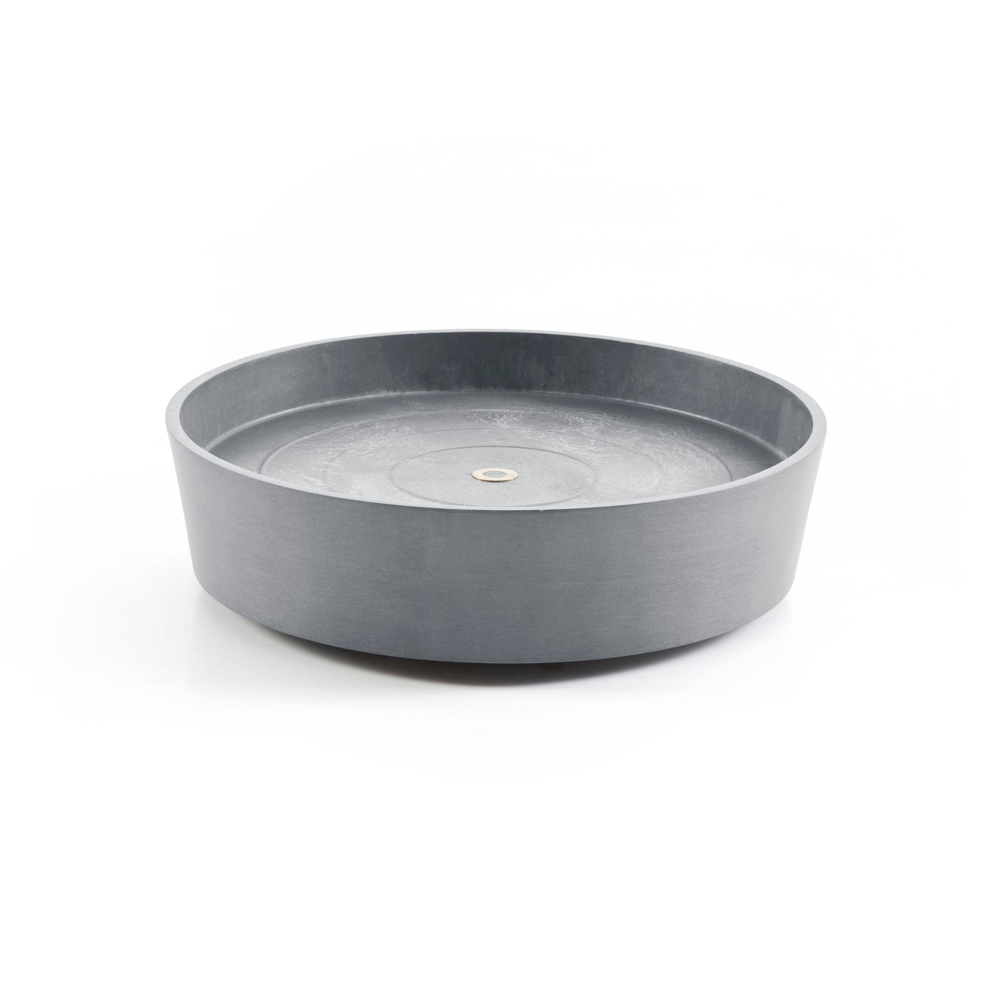 Kukkaruukku - Ecopots - Amsterdam aluslautanen pyörillä 40cm siniharmaa - Ecopotskauppa - Uuden aikakauden kukkaruukku