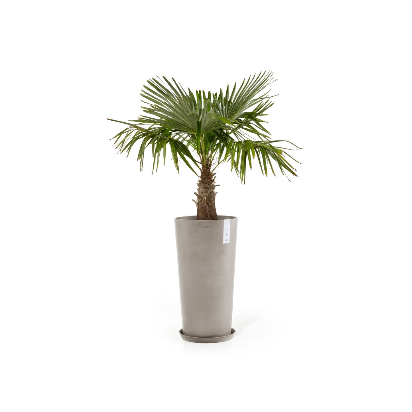 Kukkaruukku - Ecopots - Amsterdam korkea 76cm taupe - Ecopotskauppa - Uuden aikakauden kukkaruukku