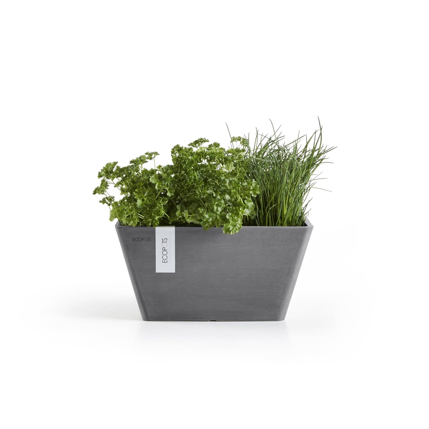 Kukkaruukku - Ecopots - Berliini 25cm harmaa - Ecopotskauppa - Uuden aikakauden kukkaruukku