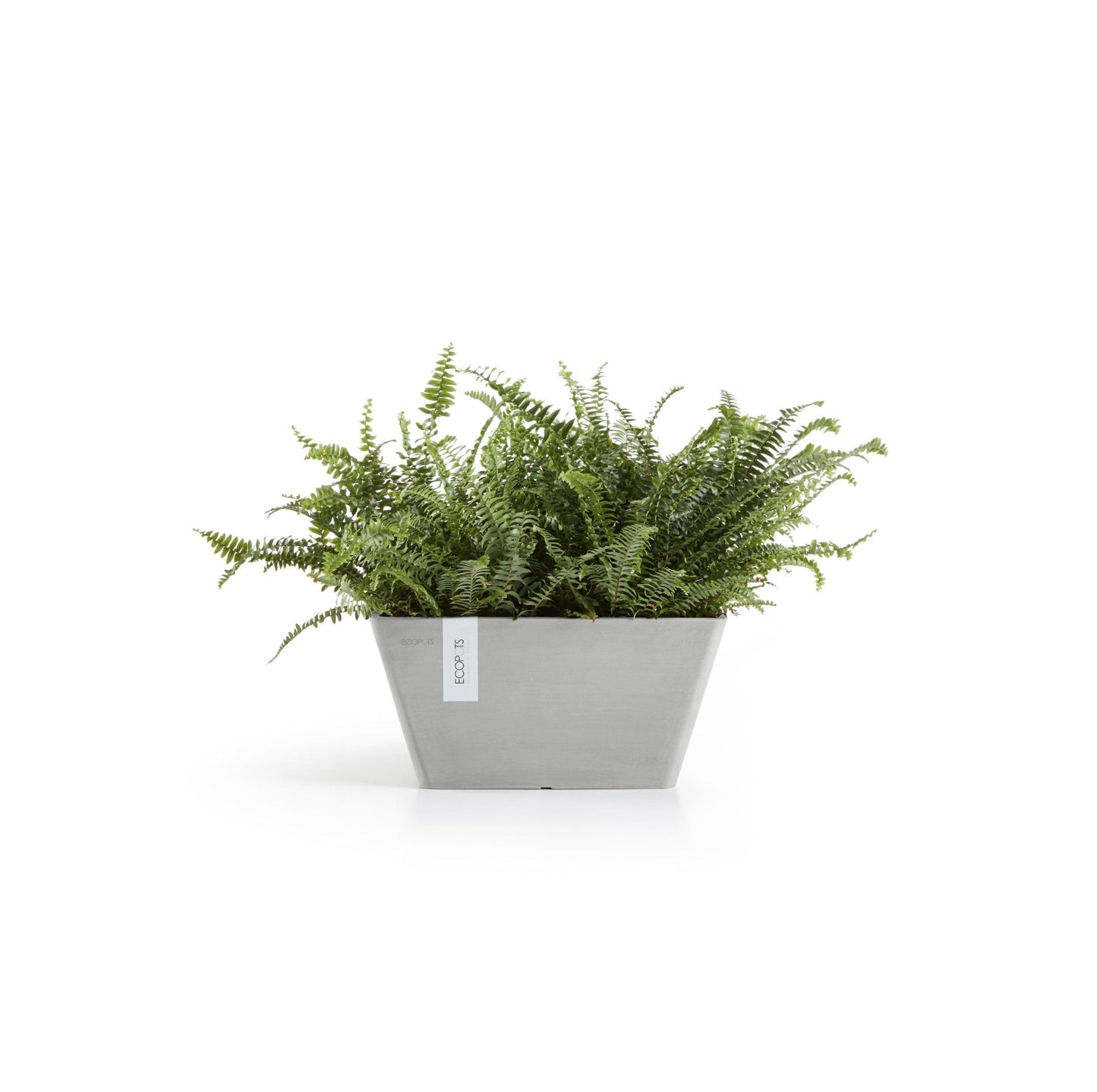 Kukkaruukku - Ecopots - Berliini 30cm valkoharmaa - Ecopotskauppa - Uuden aikakauden kukkaruukku