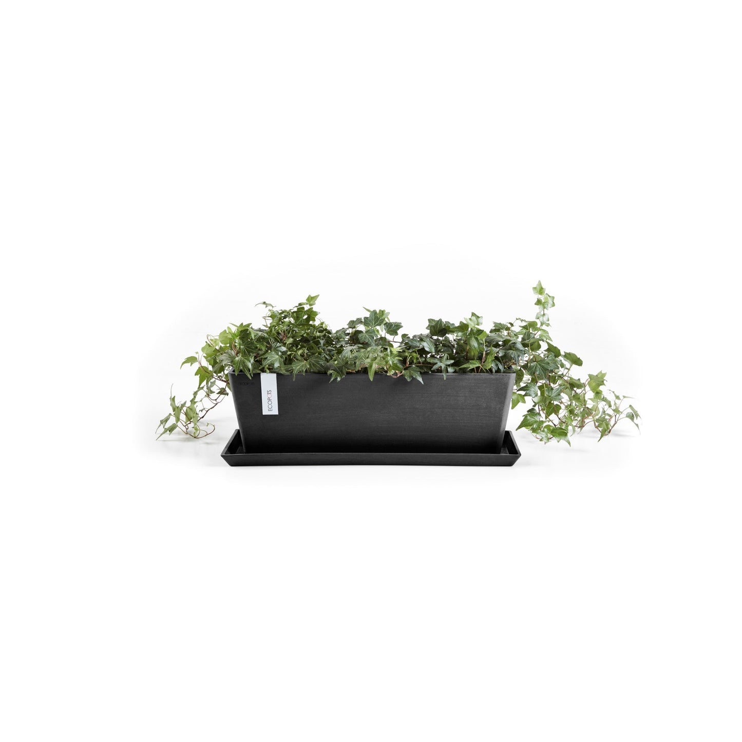 Kukkaruukku - Ecopots - Bruge 55cm tummanharmaa - Ecopotskauppa - Uuden aikakauden kukkaruukku