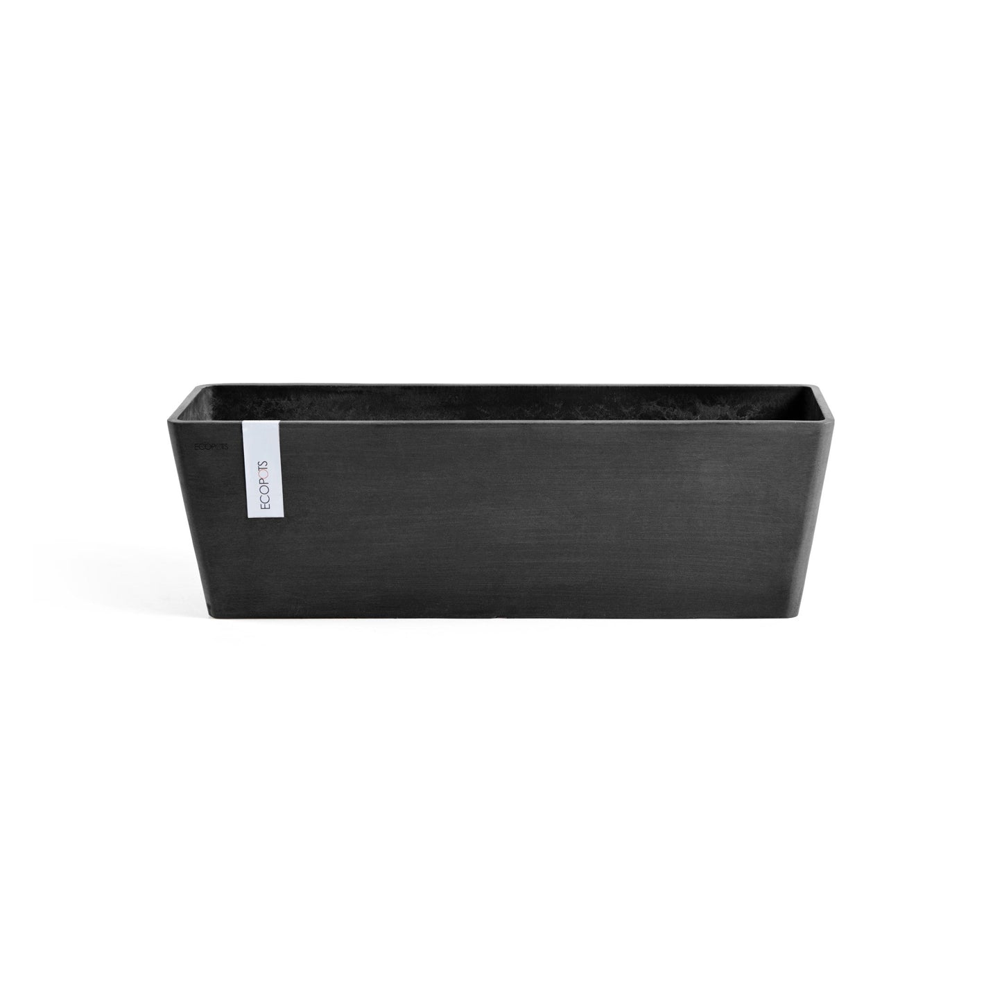 Kukkaruukku - Ecopots - Bruge 55cm tummanharmaa - Ecopotskauppa - Uuden aikakauden kukkaruukku