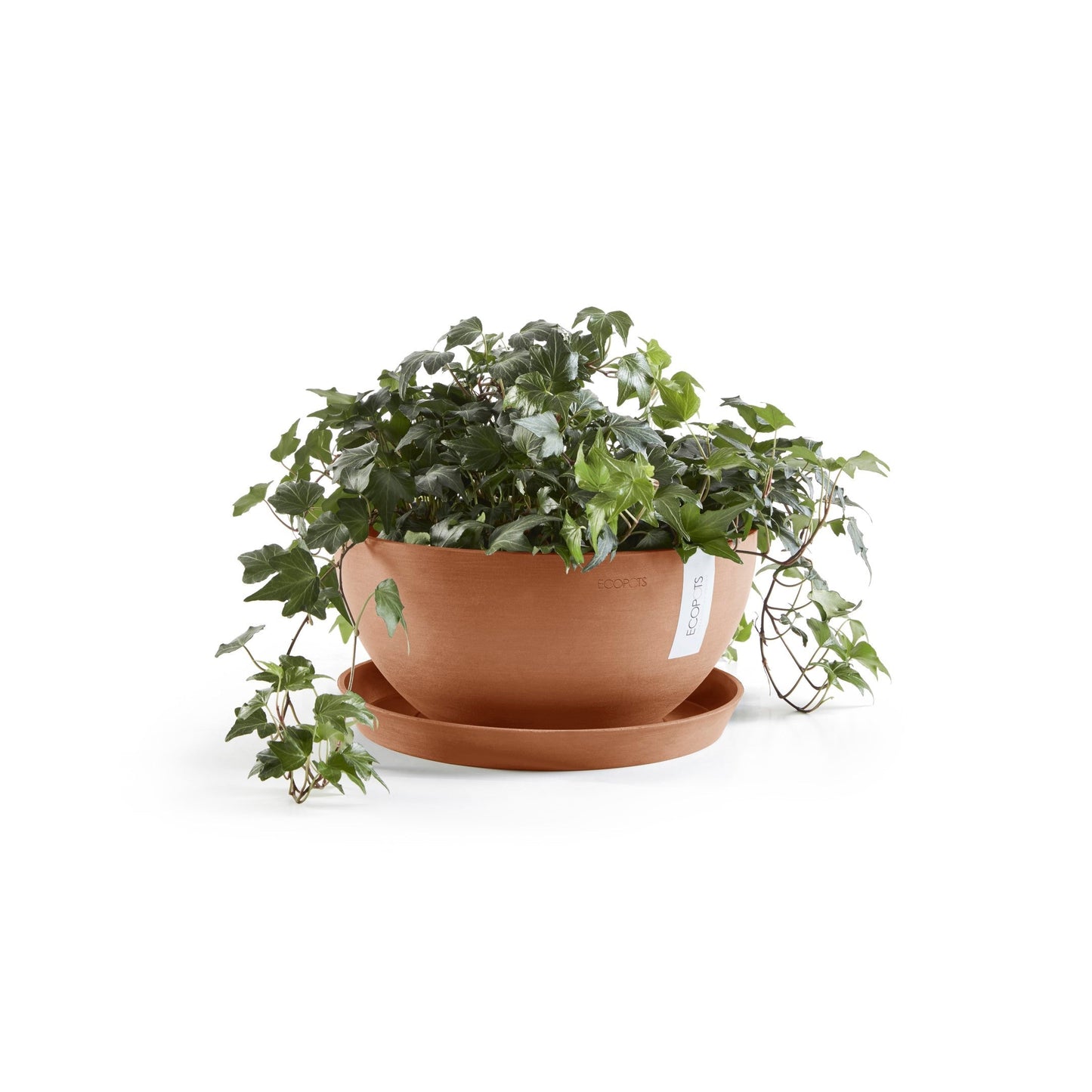 Kukkaruukku - Ecopots - Brysseli 35cm terracotta - Ecopotskauppa - Uuden aikakauden kukkaruukku