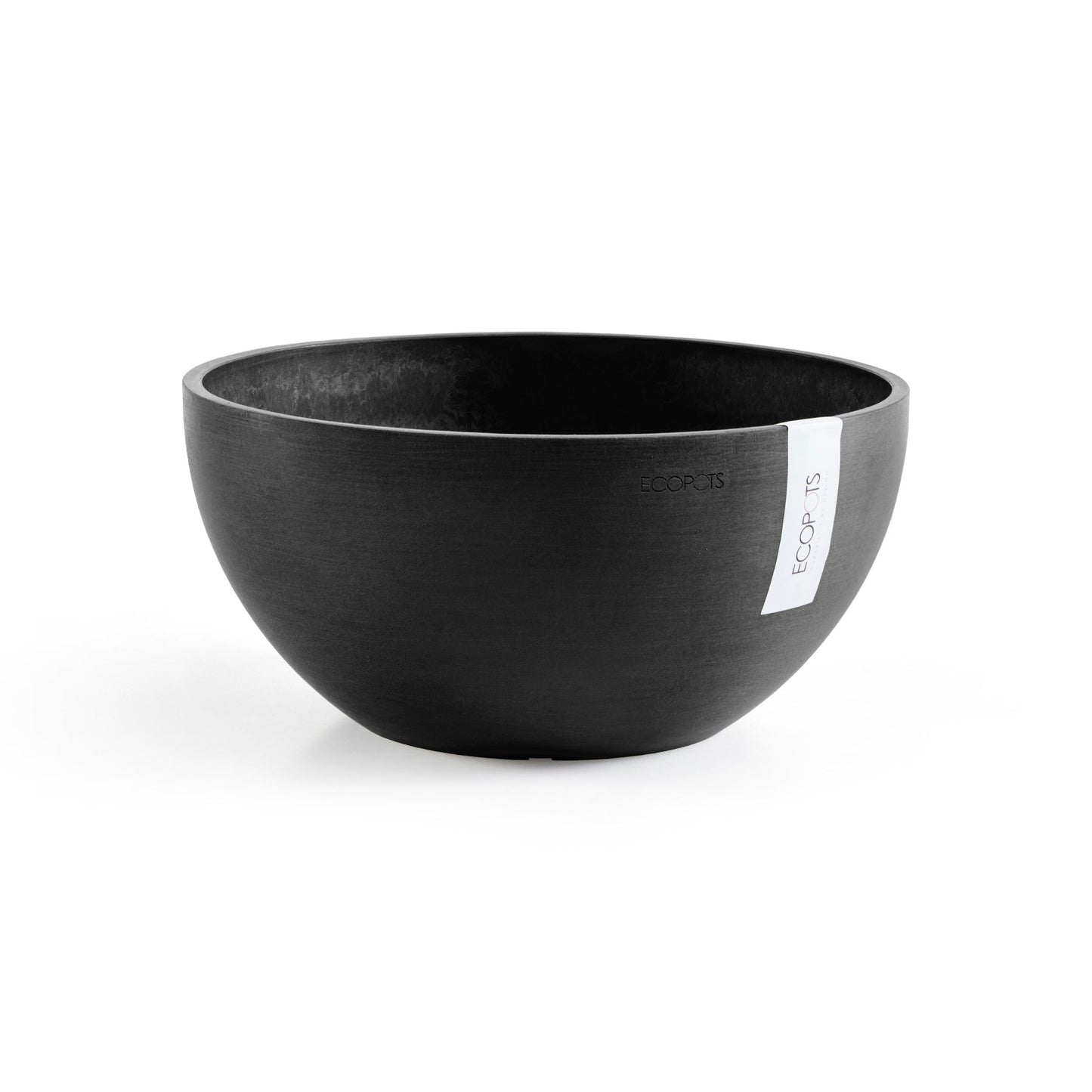 Kukkaruukku - Ecopots - Brysseli 35cm tummanharmaa - Ecopotskauppa - Uuden aikakauden kukkaruukku