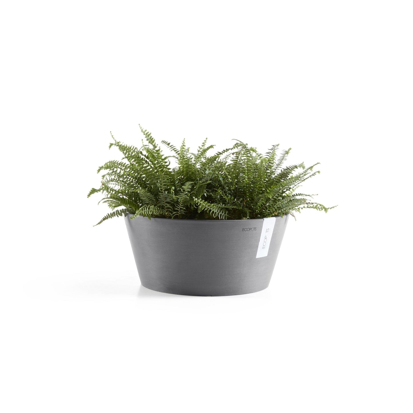 Kukkaruukku - Ecopots - Frankfurt 40cm harmaa - Ecopotskauppa - Uuden aikakauden kukkaruukku