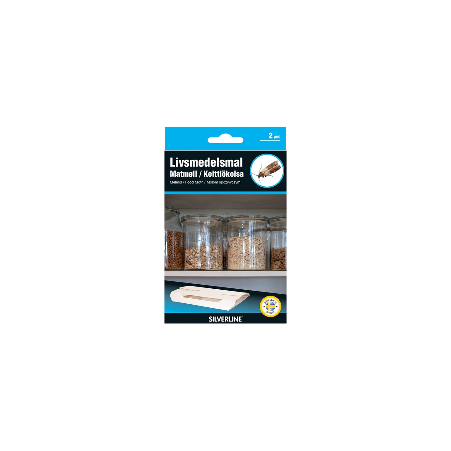 Livsmedelsmalfälla 2-pack