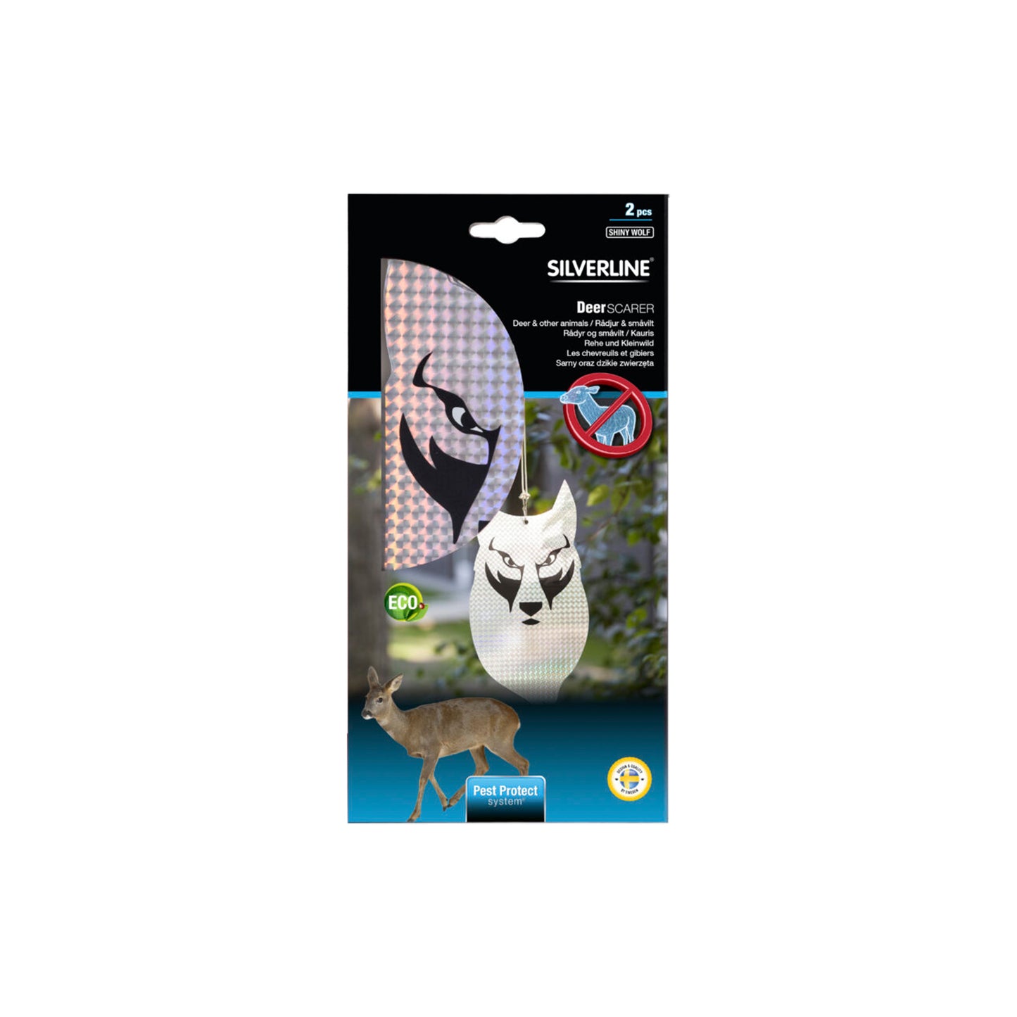 Capricorn & Bird Repellent Wolf reflex 2-pack