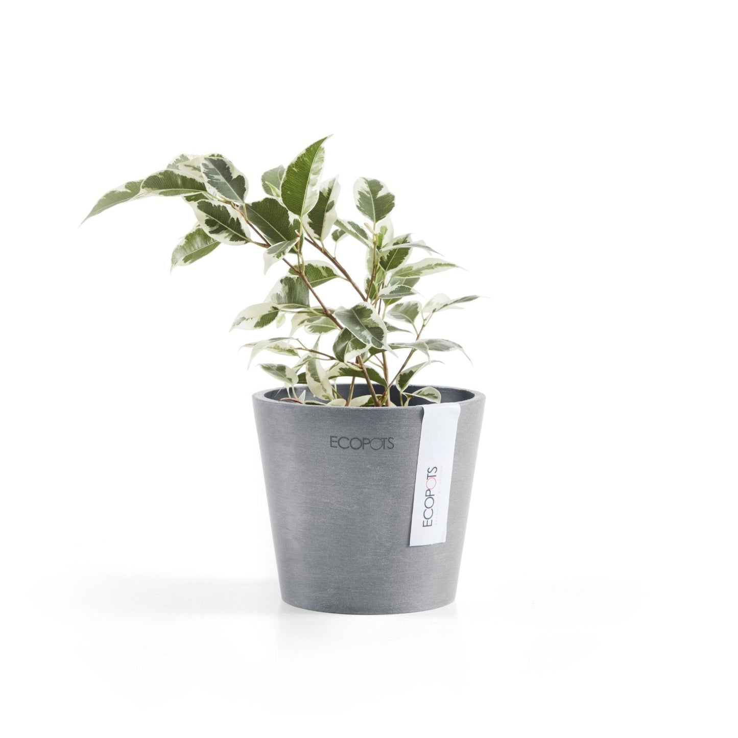Kukkaruukku - Ecopots - Kukkaruukku Amsterdam 10,5cm siniharmaa - Ecopots - Uuden aikakauden kukkaruukku kierrätysmateriaalista