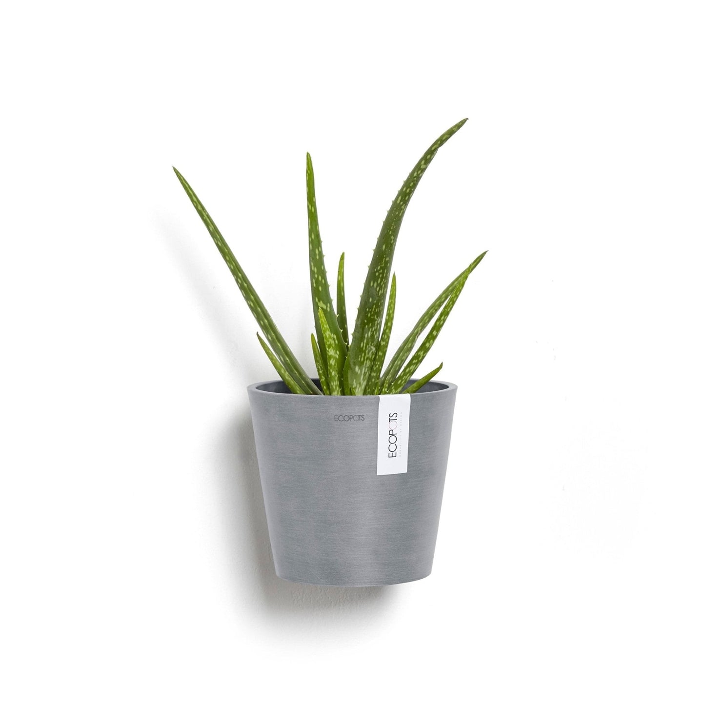 Kukkaruukku - Ecopots - Kukkaruukku Amsterdam 20cm seinälle siniharmaa - Ecopots - Uuden aikakauden kukkaruukku kierrätysmateriaalista