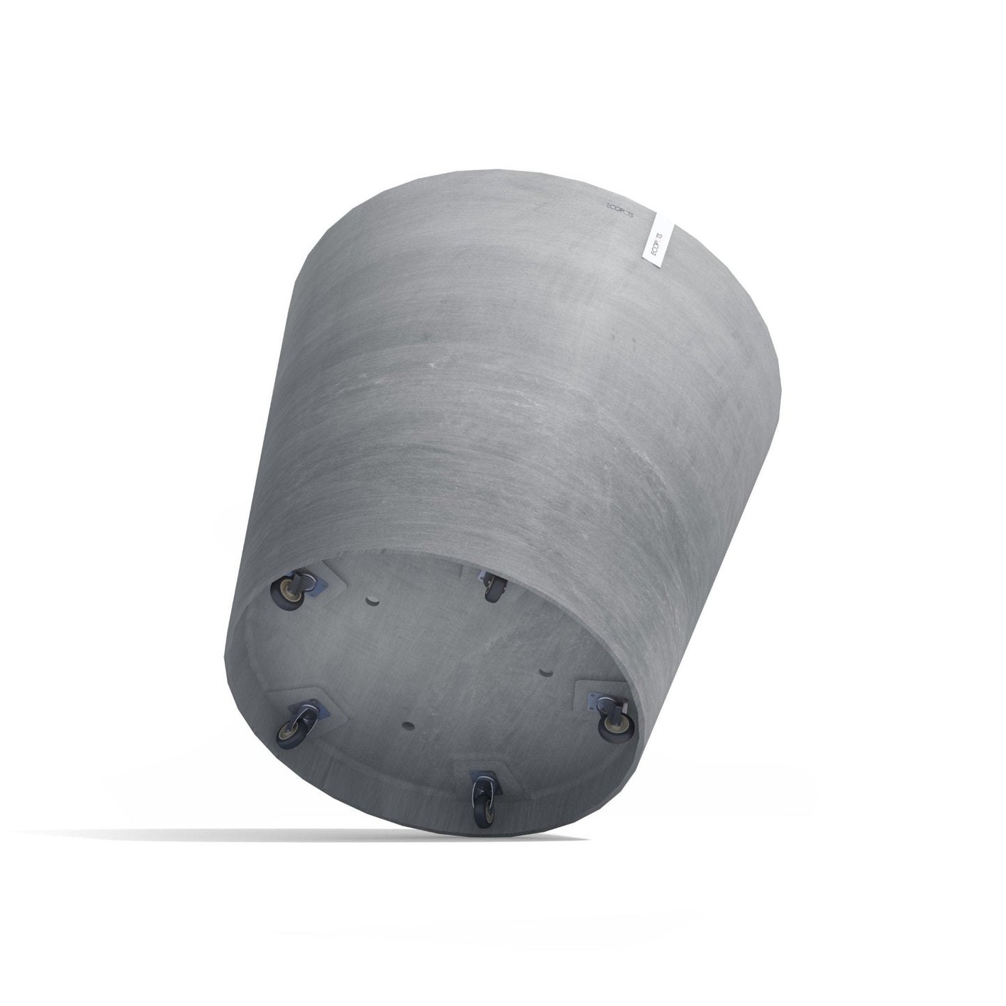 Kukkaruukku - Ecopots - Kukkaruukku Amsterdam pyörillä 100cm siniharmaa - Ecopots - Uuden aikakauden kukkaruukku kierrätysmateriaalista