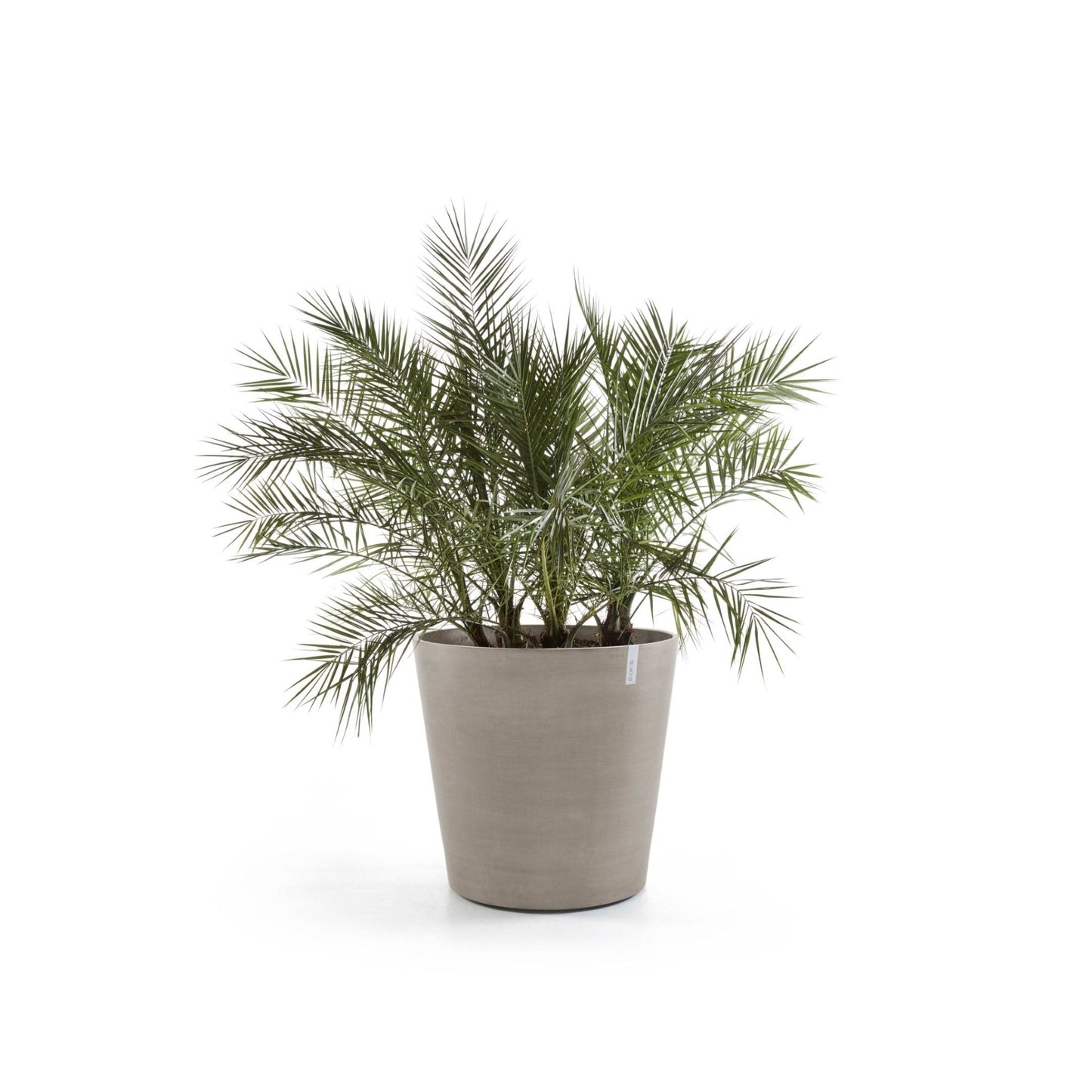 Kukkaruukku - Ecopots - Kukkaruukku Amsterdam pyörillä 60cm taupe - Ecopots - Uuden aikakauden kukkaruukku kierrätysmateriaalista
