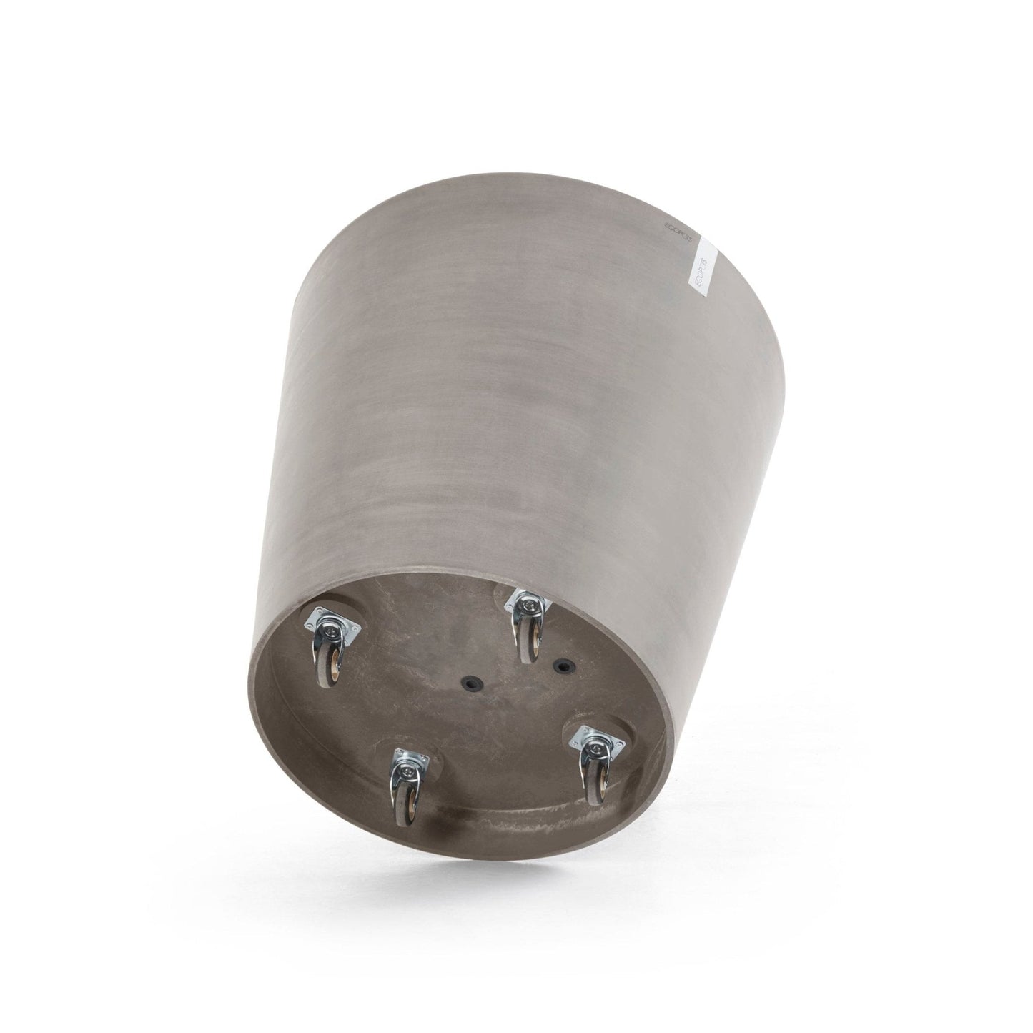 Kukkaruukku - Ecopots - Kukkaruukku Amsterdam pyörillä 60cm taupe - Ecopots - Uuden aikakauden kukkaruukku kierrätysmateriaalista
