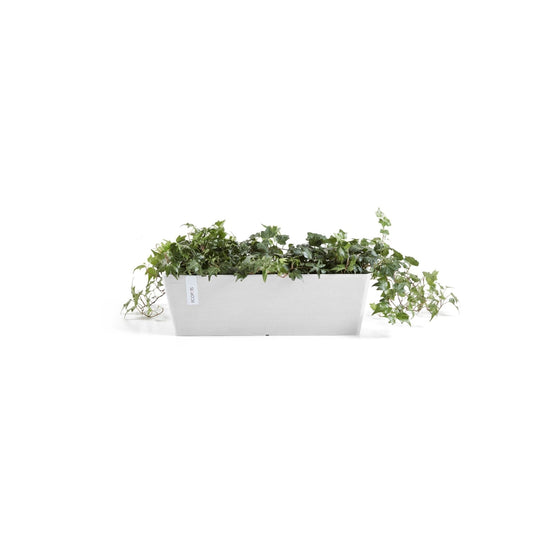 Kukkaruukku - Ecopots - Kukkaruukku Bruge 55cm valkoinen - Ecopots - Uuden aikakauden kukkaruukku kierrätysmateriaalista