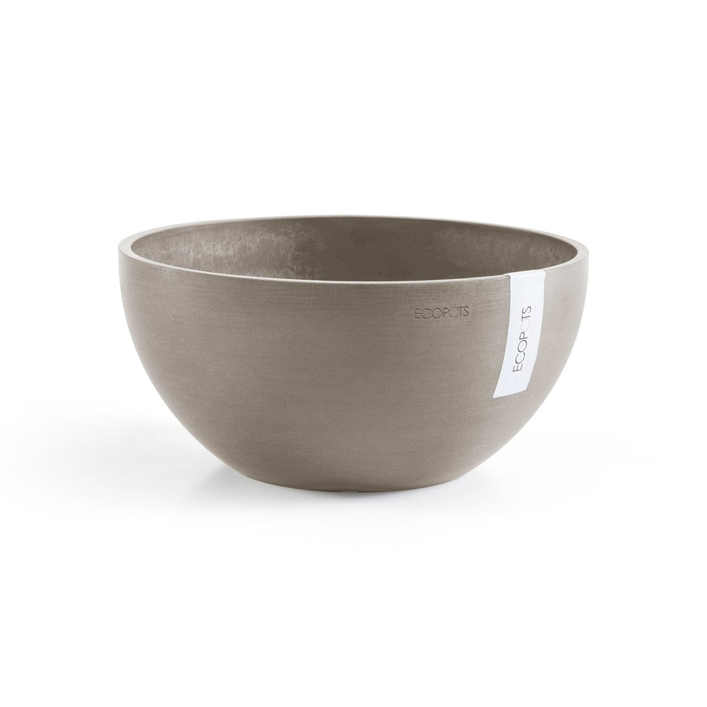 Kukkaruukku - Ecopots - Kukkaruukku Brysseli 30cm taupe - Ecopots - Uuden aikakauden kukkaruukku kierrätysmateriaalista