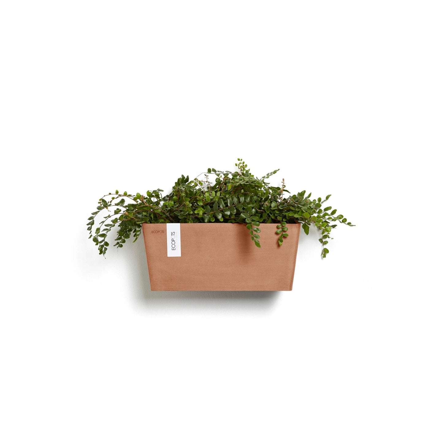 Kukkaruukku - Ecopots - Kukkaruukku Manhattan seinälle 35cm terracotta - Ecopots - Uuden aikakauden kukkaruukku kierrätysmateriaalista
