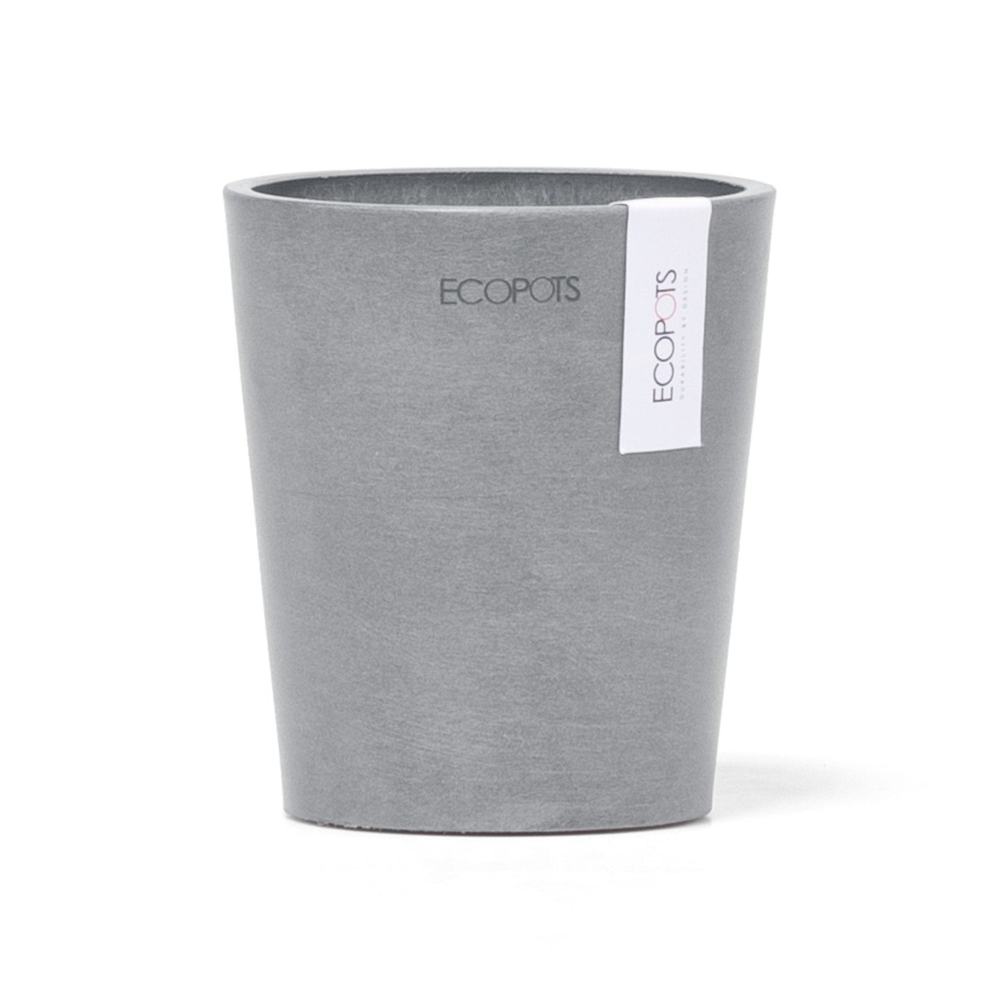 Kukkaruukku - Ecopots - Kukkaruukku Morinda 11cm siniharmaa - Ecopots - Uuden aikakauden kukkaruukku kierrätysmateriaalista