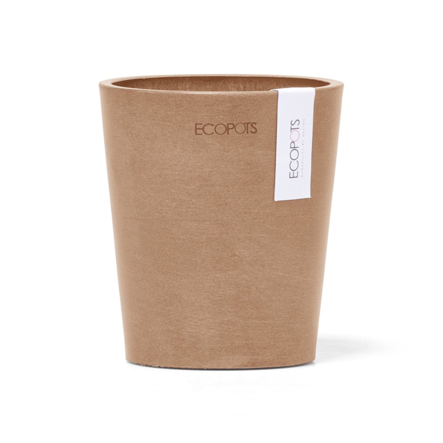 Kukkaruukku - Ecopots - Kukkaruukku Morinda 11cm terracotta - Ecopots - Uuden aikakauden kukkaruukku kierrätysmateriaalista
