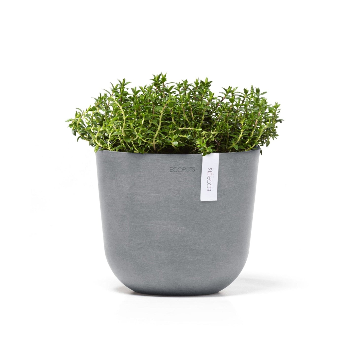 Kukkaruukku - Ecopots - Kukkaruukku Oslo 19cm siniharmaa - Ecopots - Uuden aikakauden kukkaruukku kierrätysmateriaalista
