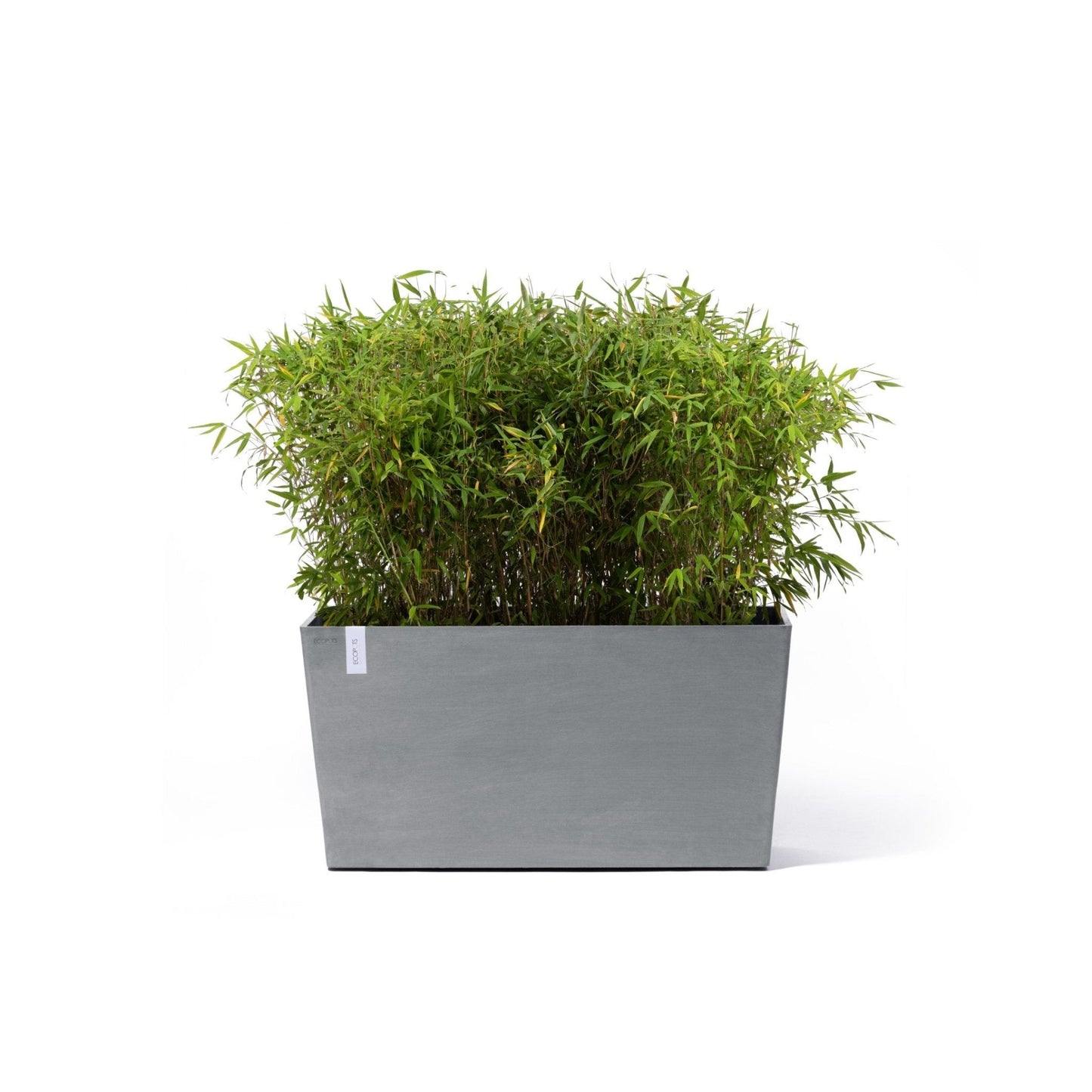 Kukkaruukku - Ecopots - Kukkaruukku Pariisi pyörillä 100cm siniharmaa - Ecopots - Uuden aikakauden kukkaruukku kierrätysmateriaalista