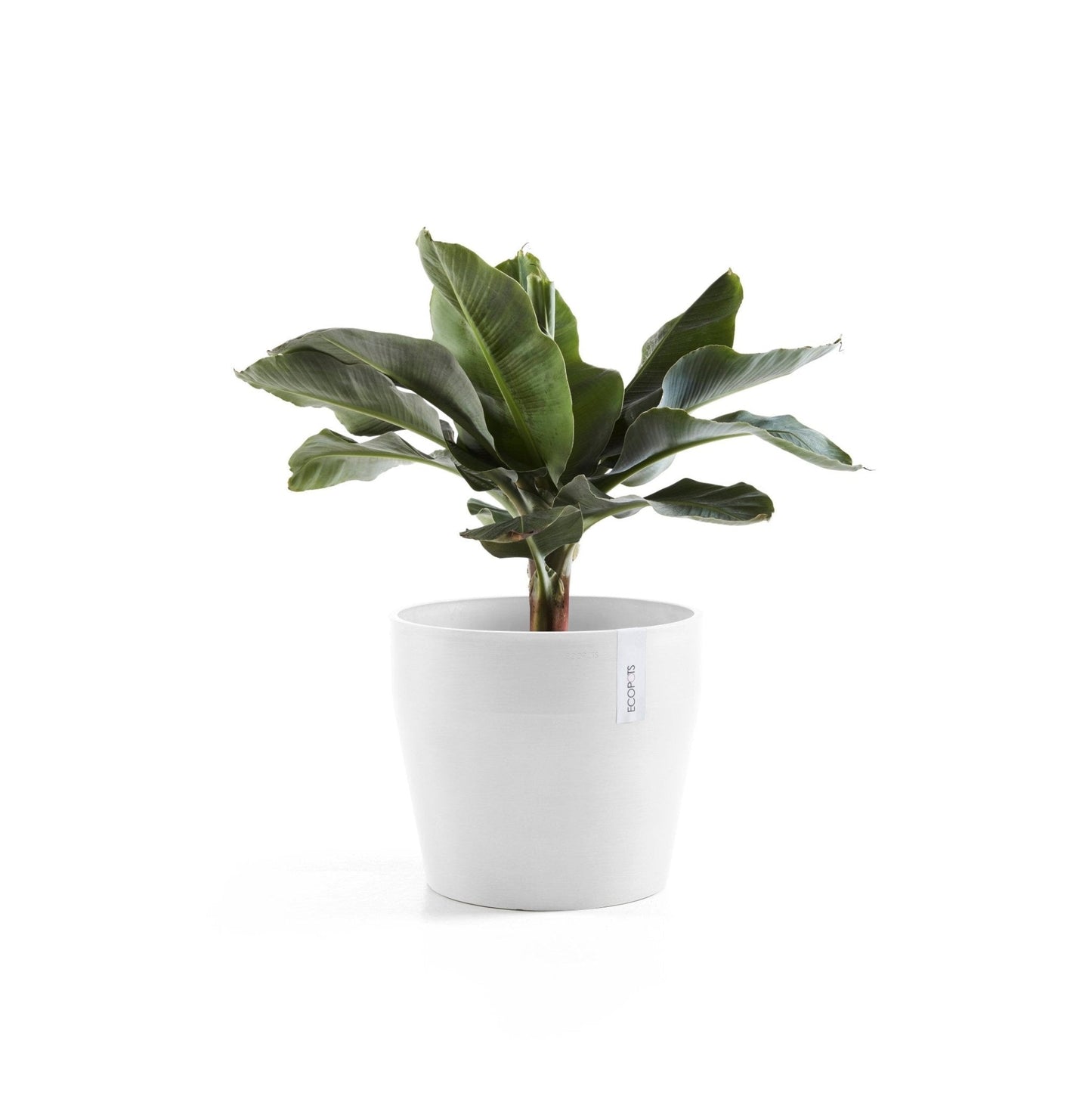 Kukkaruukku - Ecopots - Kukkaruukku Sankara 40cm valkoinen - Ecopots - Uuden aikakauden kukkaruukku kierrätysmateriaalista