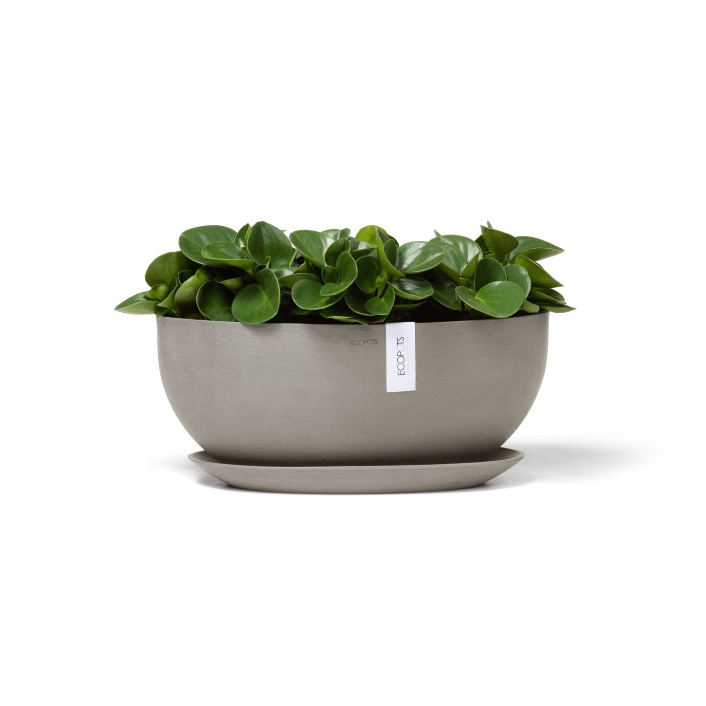 Kukkaruukku - Ecopots - Kukkaruukku Sofia 43cm taupe - Ecopots - Uuden aikakauden kukkaruukku kierrätysmateriaalista
