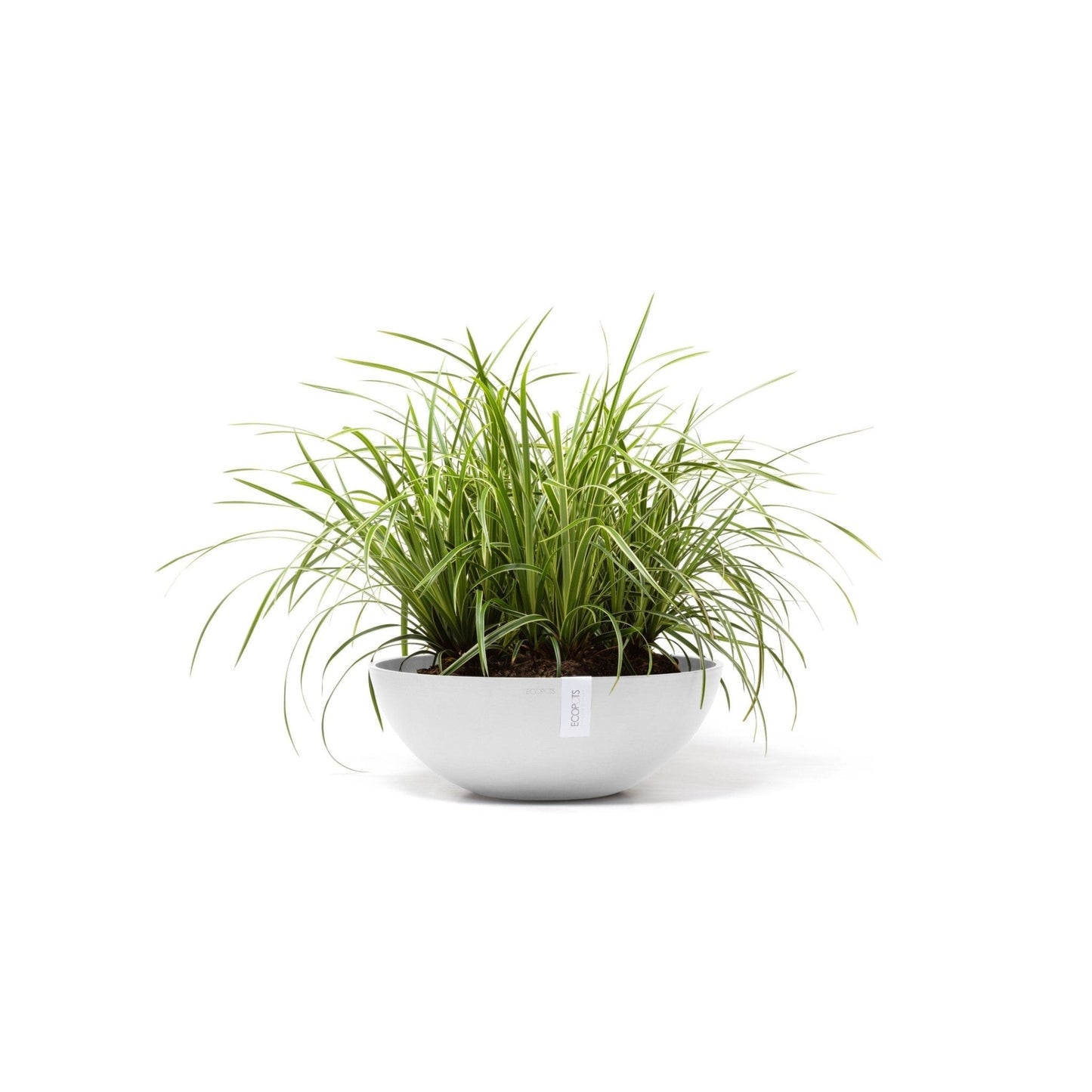 Kukkaruukku - Ecopots - Kukkaruukku Vienna 50cm valkoinen - Ecopots - Uuden aikakauden kukkaruukku kierrätysmateriaalista