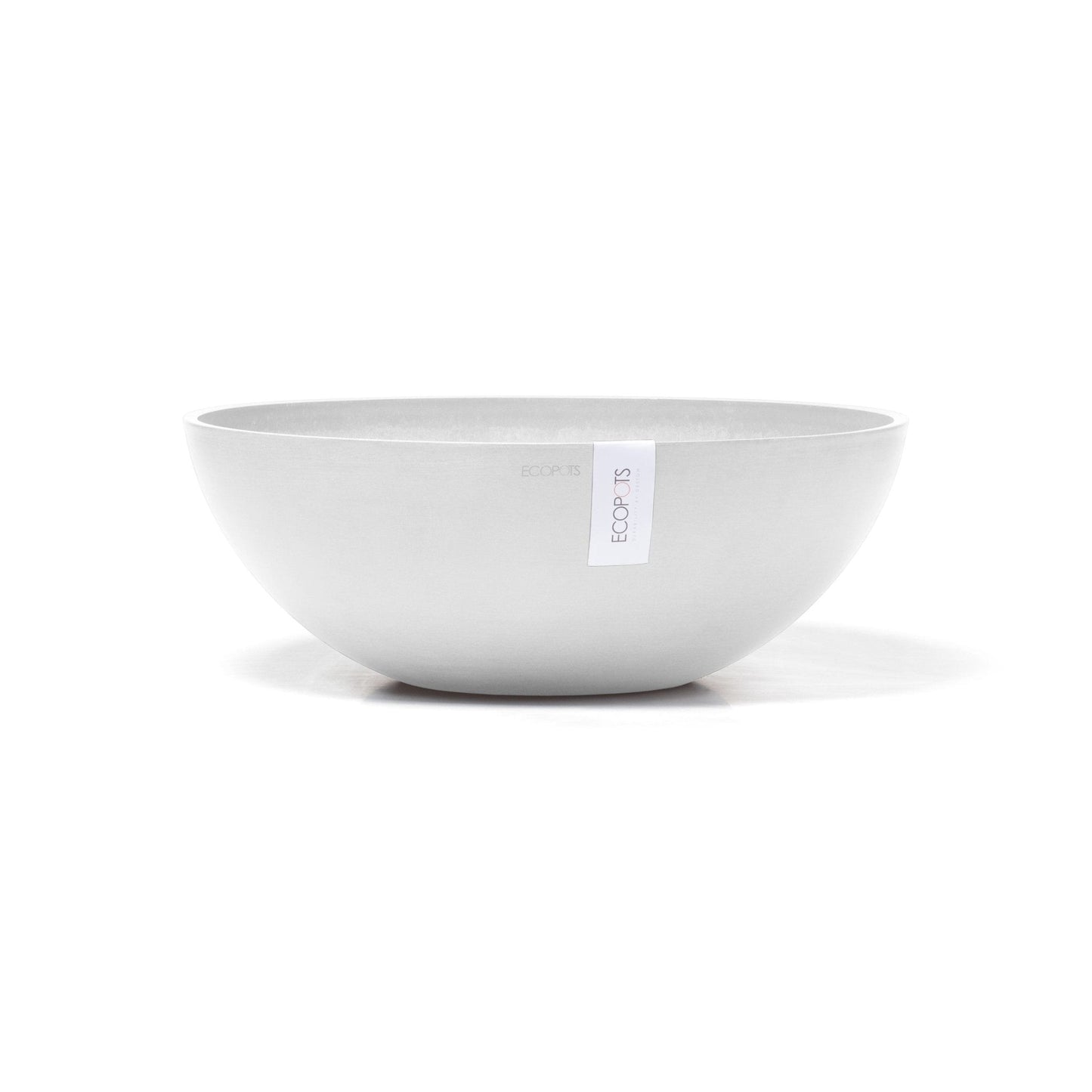 Kukkaruukku - Ecopots - Kukkaruukku Vienna 50cm valkoinen - Ecopots - Uuden aikakauden kukkaruukku kierrätysmateriaalista