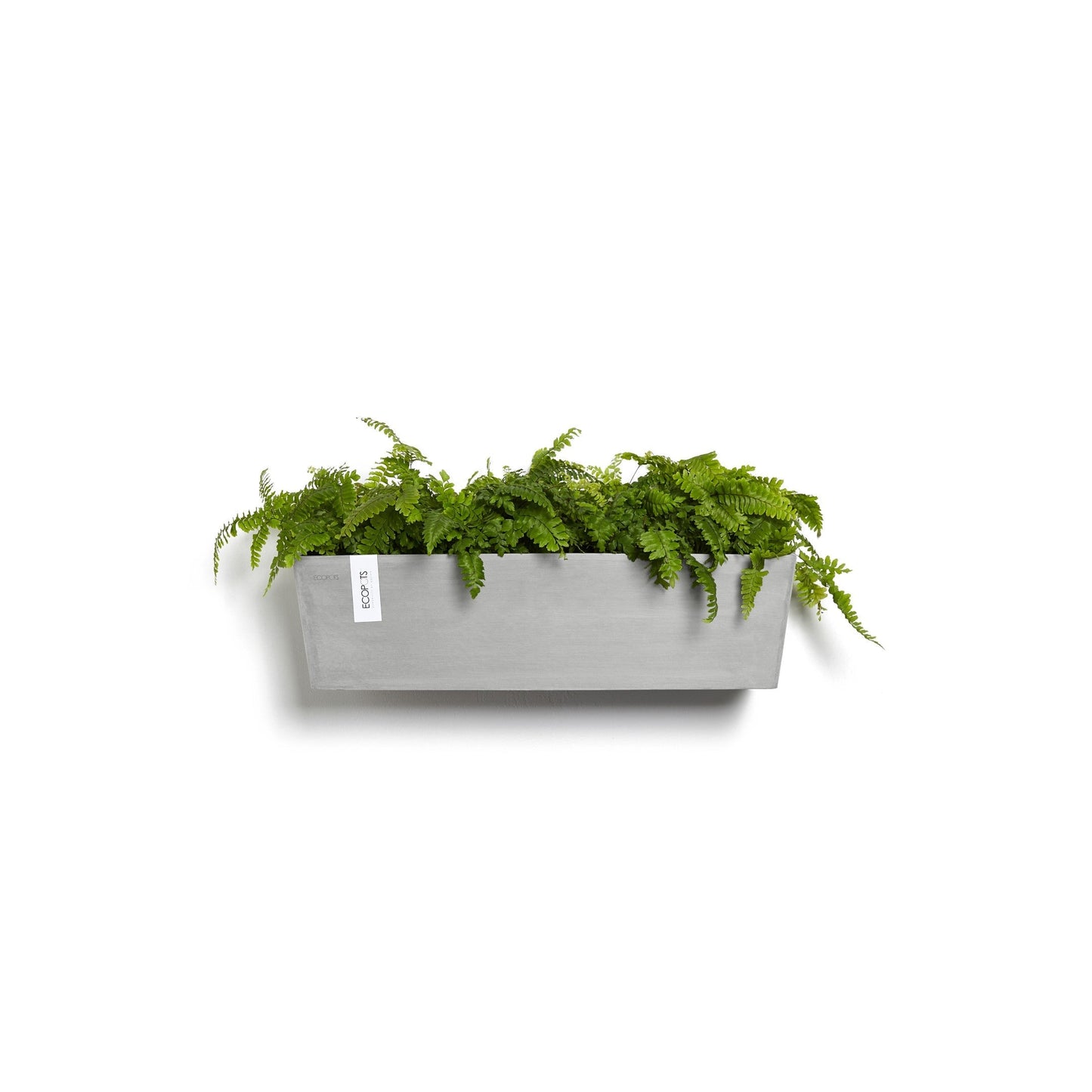 Kukkaruukku - Ecopots - Manhattan seinä 55cm valkoharmaa - Ecopotskauppa - Uuden aikakauden kukkaruukku