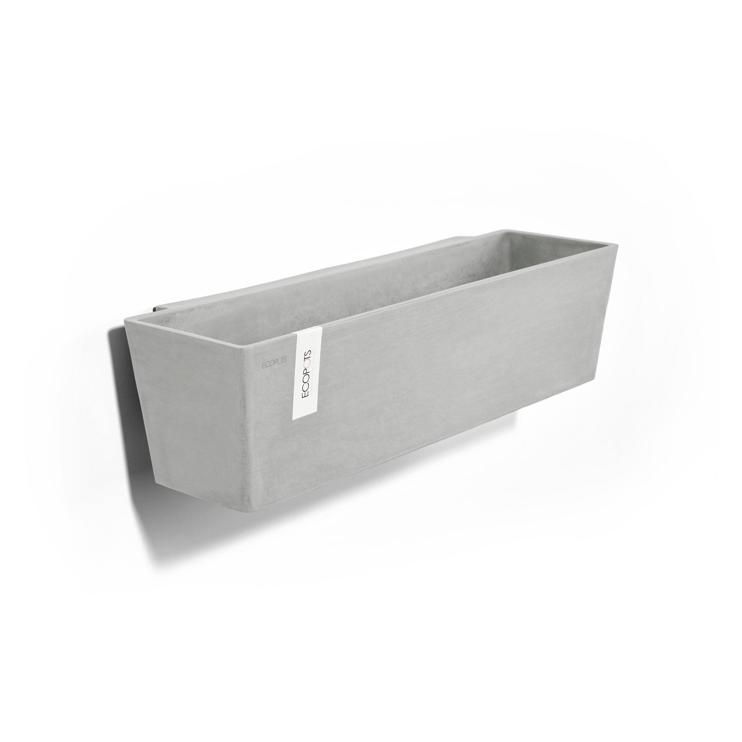 Kukkaruukku - Ecopots - Manhattan seinä 55cm valkoharmaa - Ecopotskauppa - Uuden aikakauden kukkaruukku