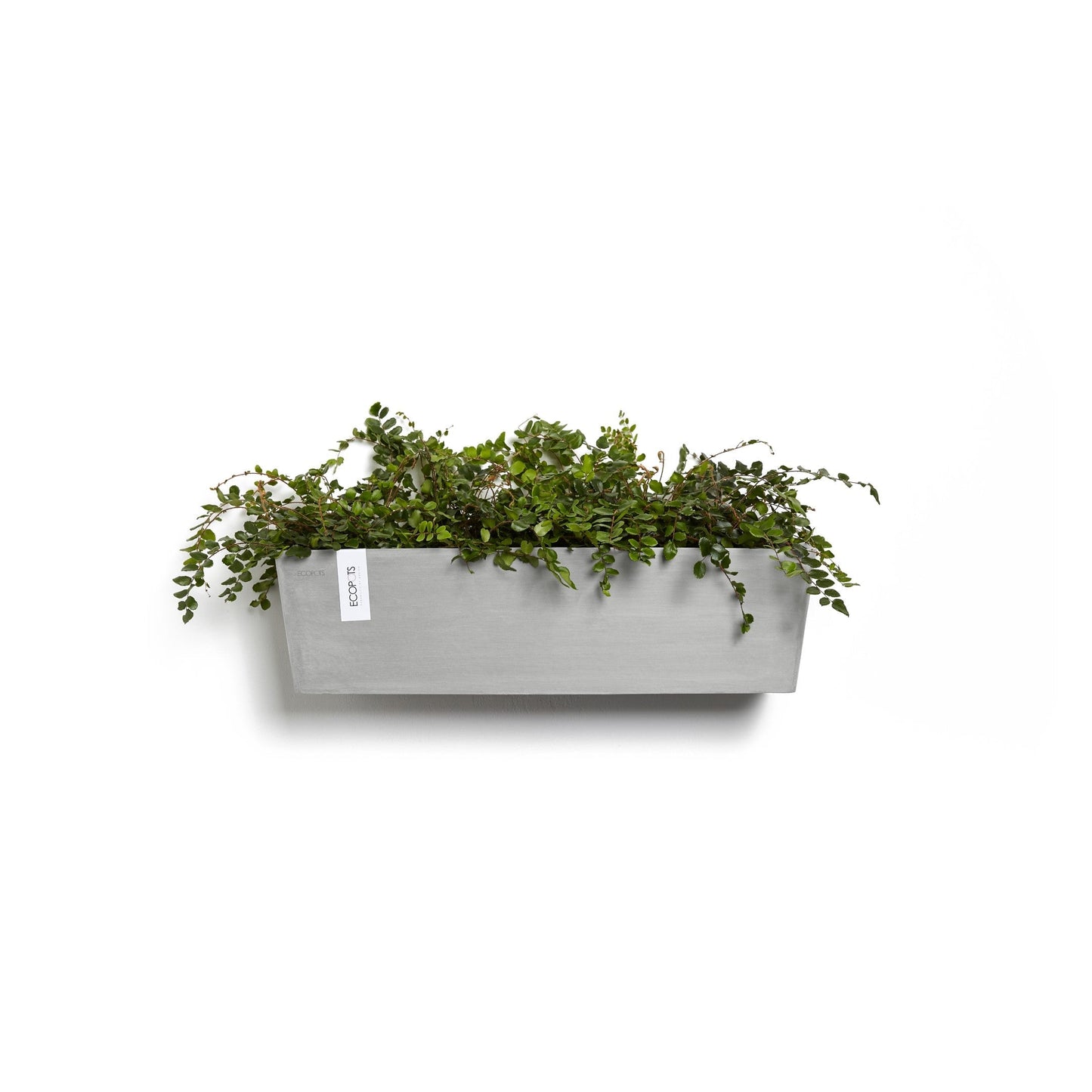 Kukkaruukku - Ecopots - Manhattan seinä 55cm valkoharmaa - Ecopotskauppa - Uuden aikakauden kukkaruukku
